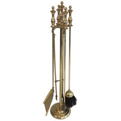 Brass Fire Place Tools, French, circa 1970