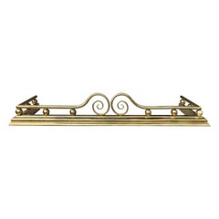 Brass Fireplace Fender, circa 1900