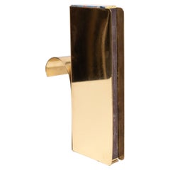 Brass fireplace match sticks holder 1970s England