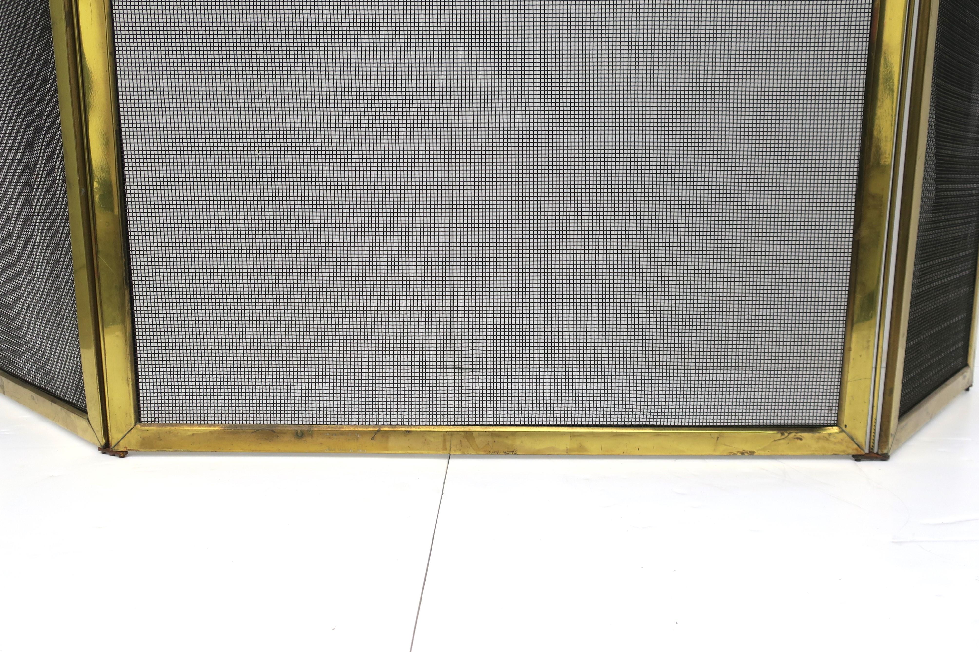 Brass Fireplace Screen 5