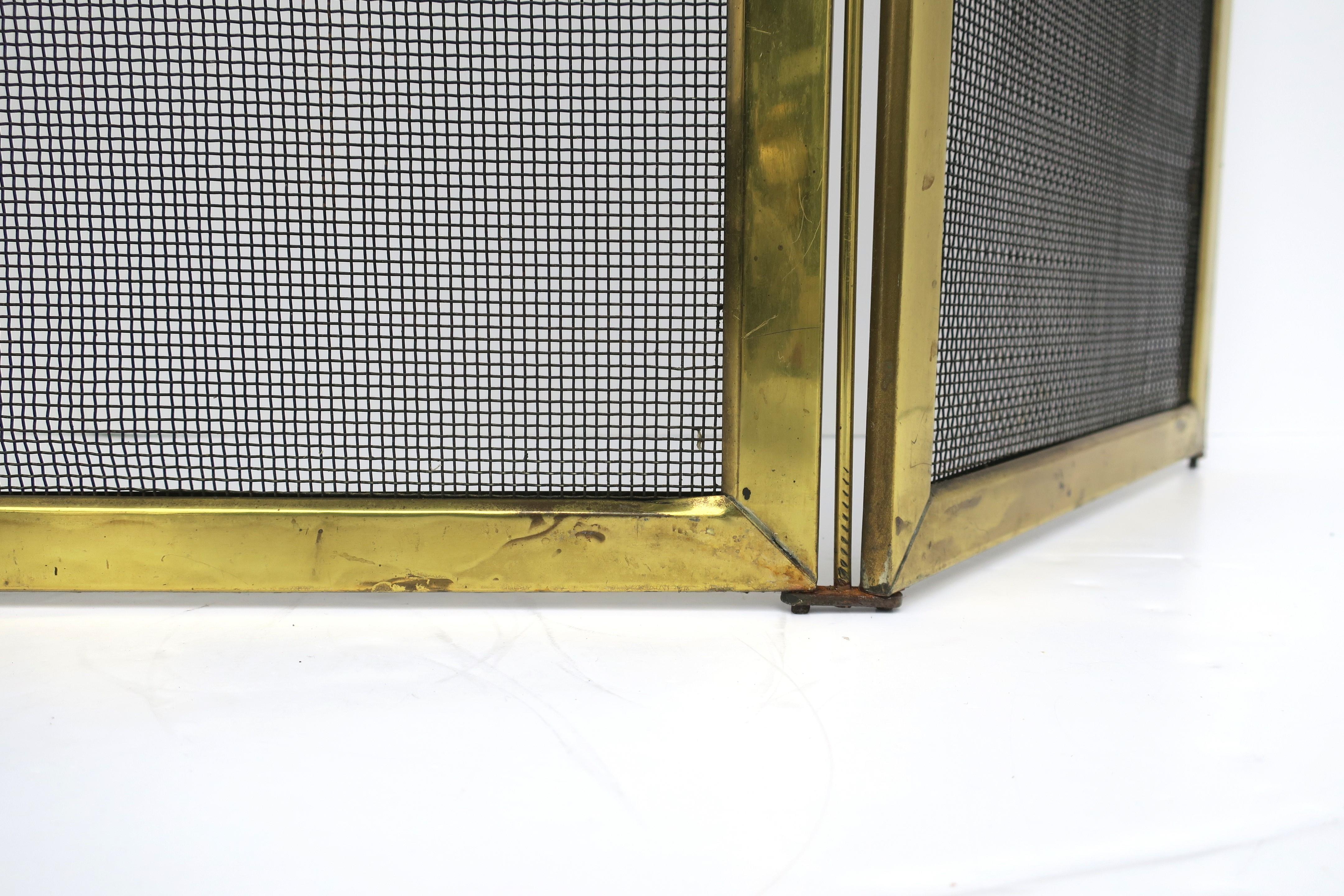 Brass Fireplace Screen 6