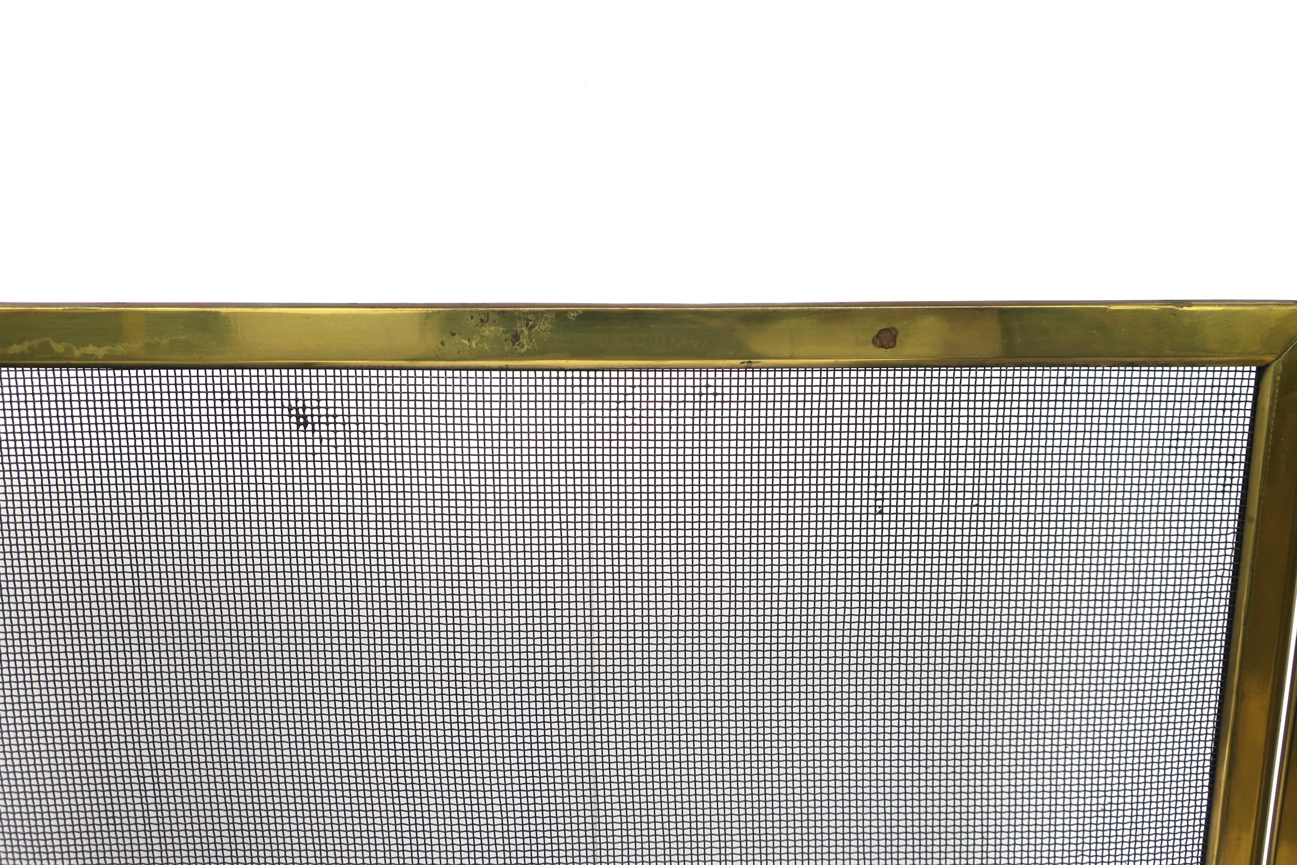 Brass Fireplace Screen 7