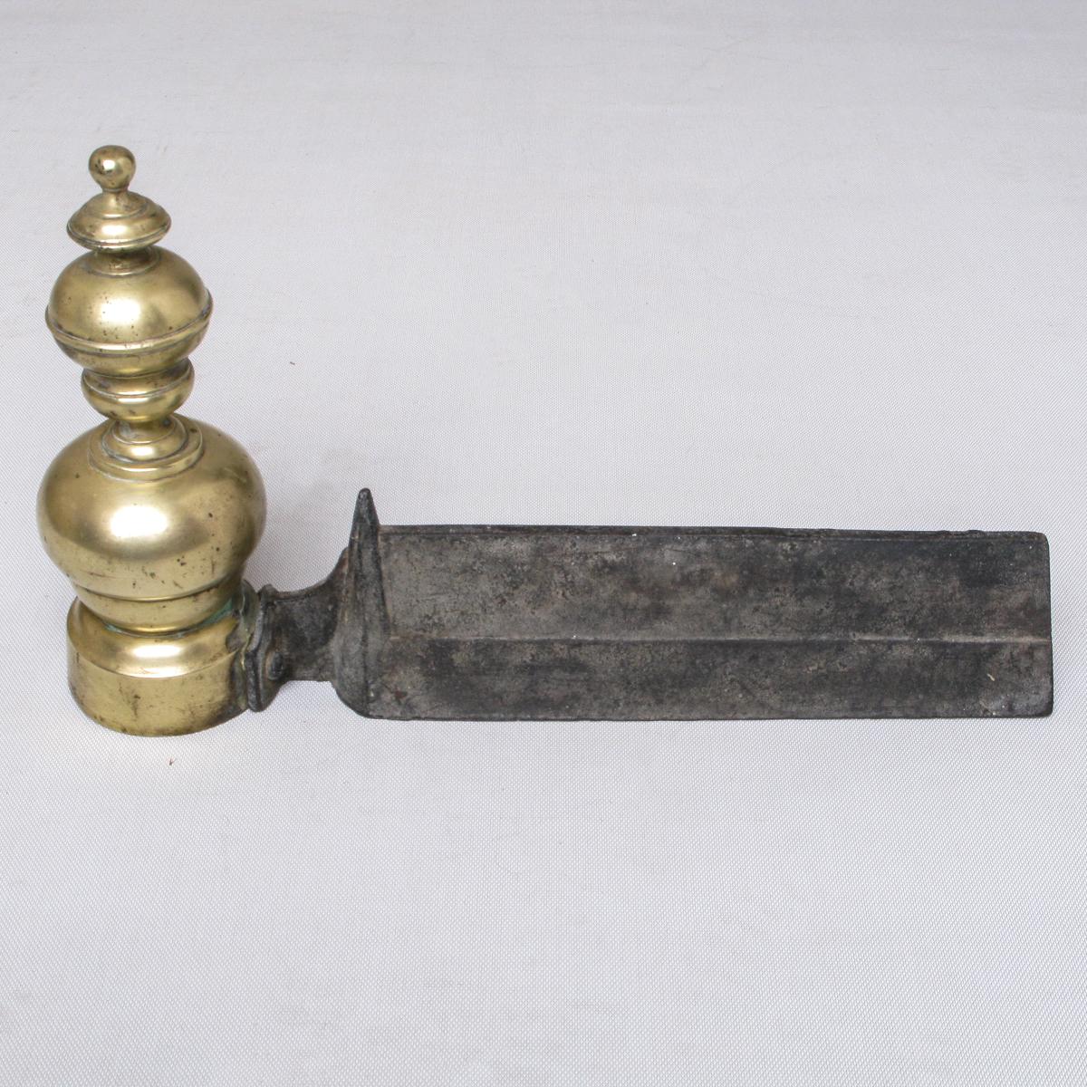 Bronzed  Fireplace Brass Set For Sale