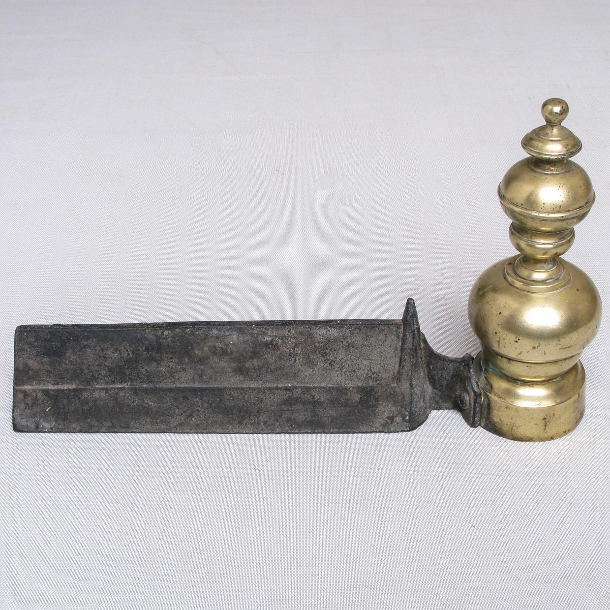  Fireplace Brass Set In Good Condition For Sale In Alessandria, Piemonte