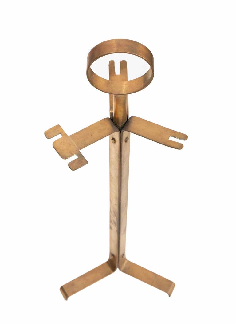 Brass Fireplace set, Mid20th Century For Sale at 1stDibs