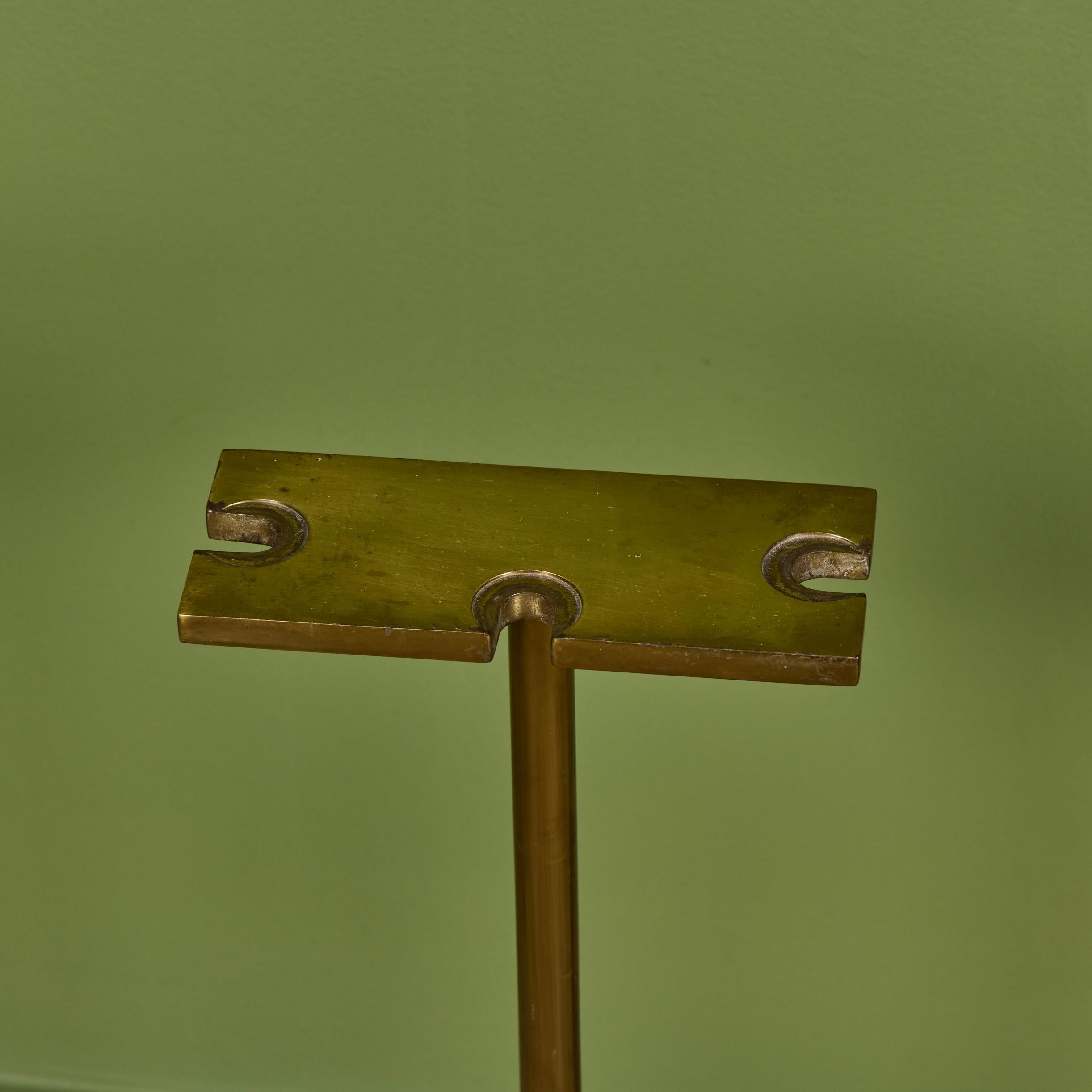 Brass Fireplace Tool Set For Sale 11