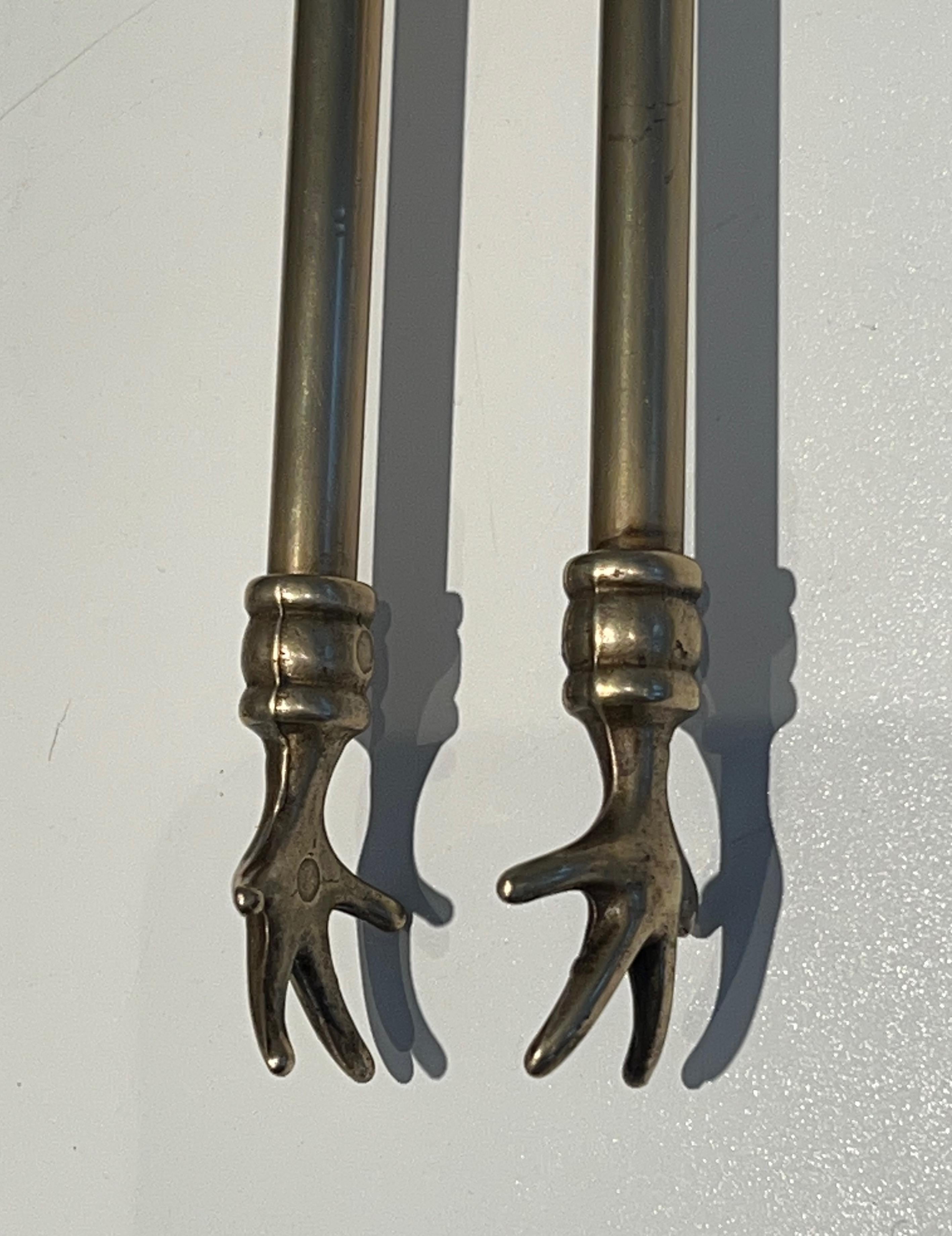 Brass Fireplace Tools For Sale 5