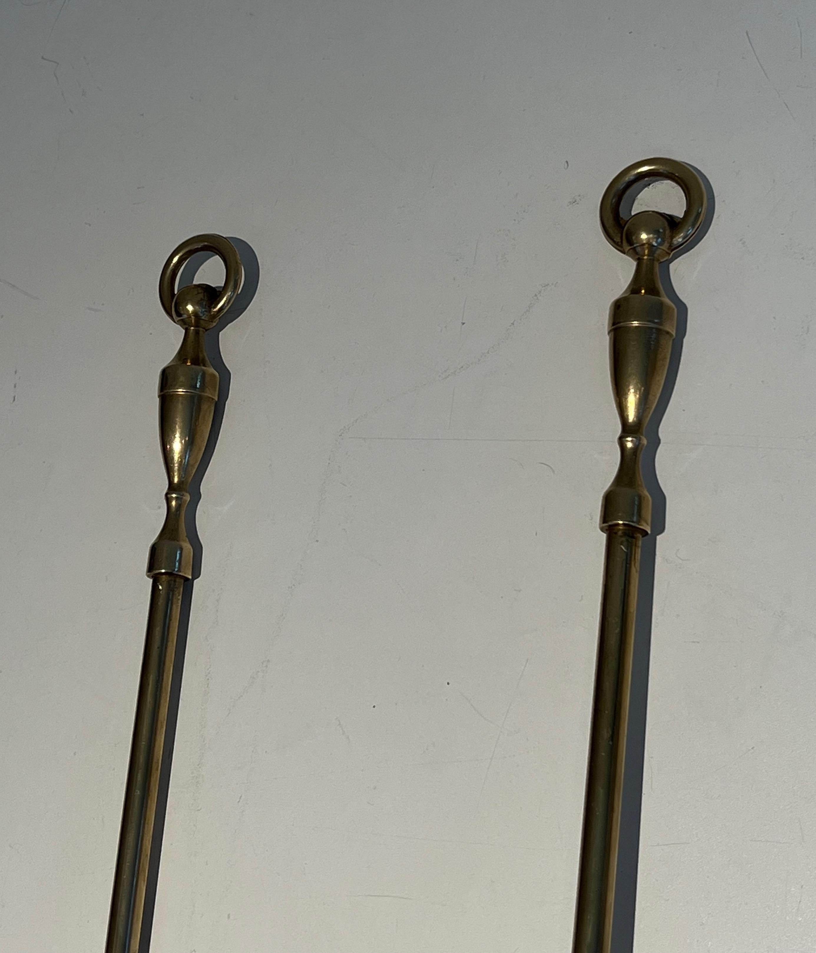 Brass Fireplace Tools For Sale 7