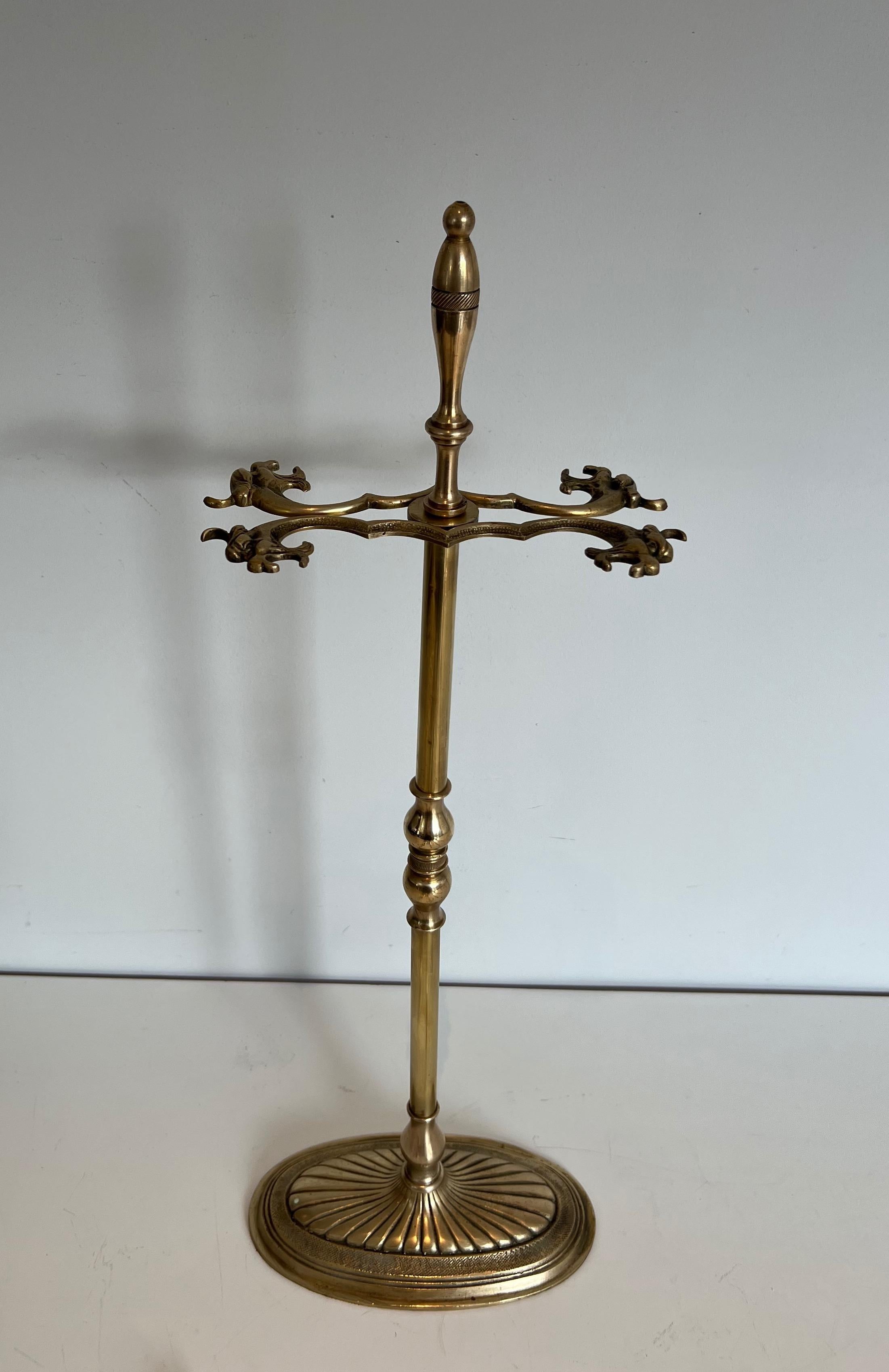 French Brass Fireplace Tools For Sale
