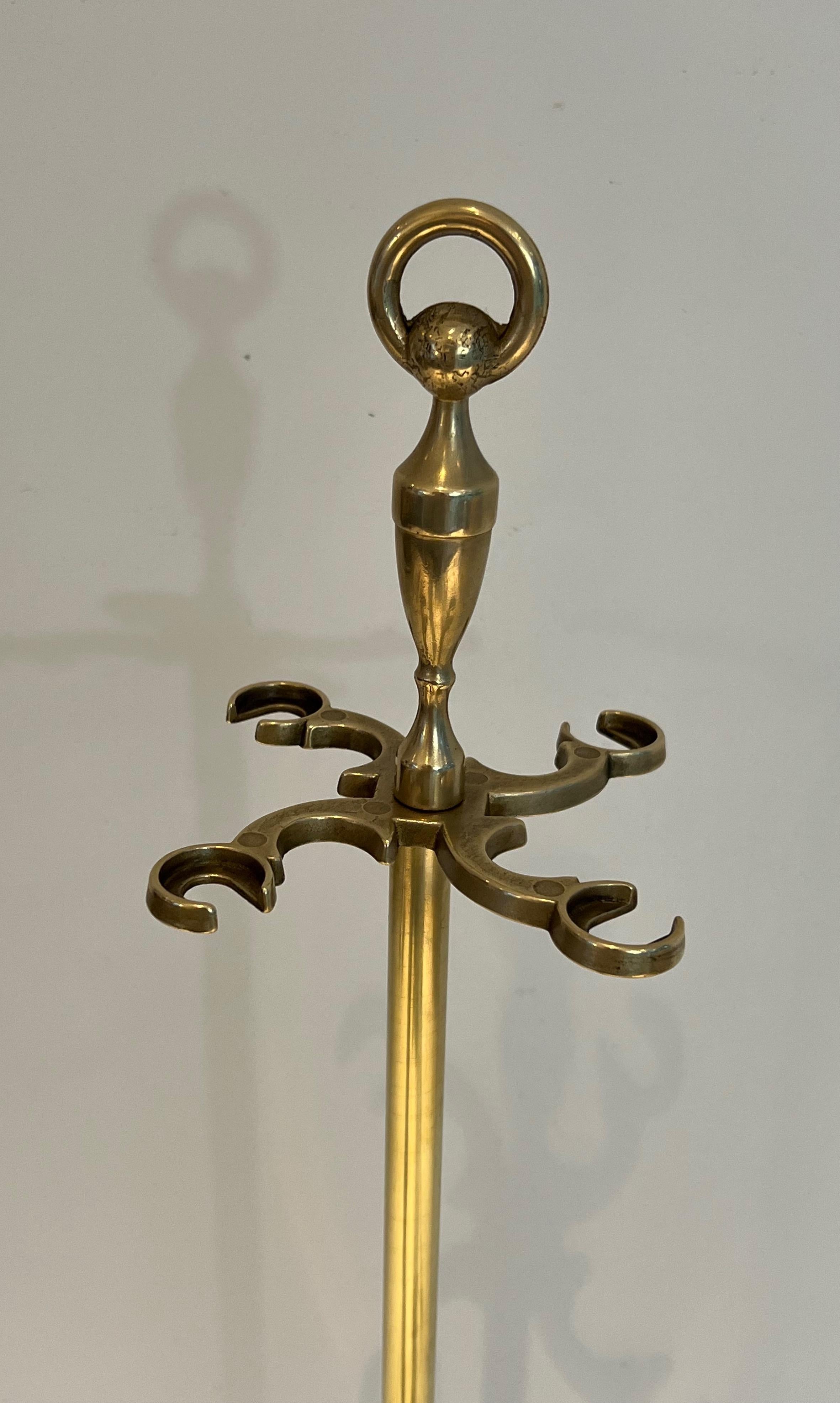 Brass Fireplace Tools In Good Condition For Sale In Marcq-en-Barœul, Hauts-de-France