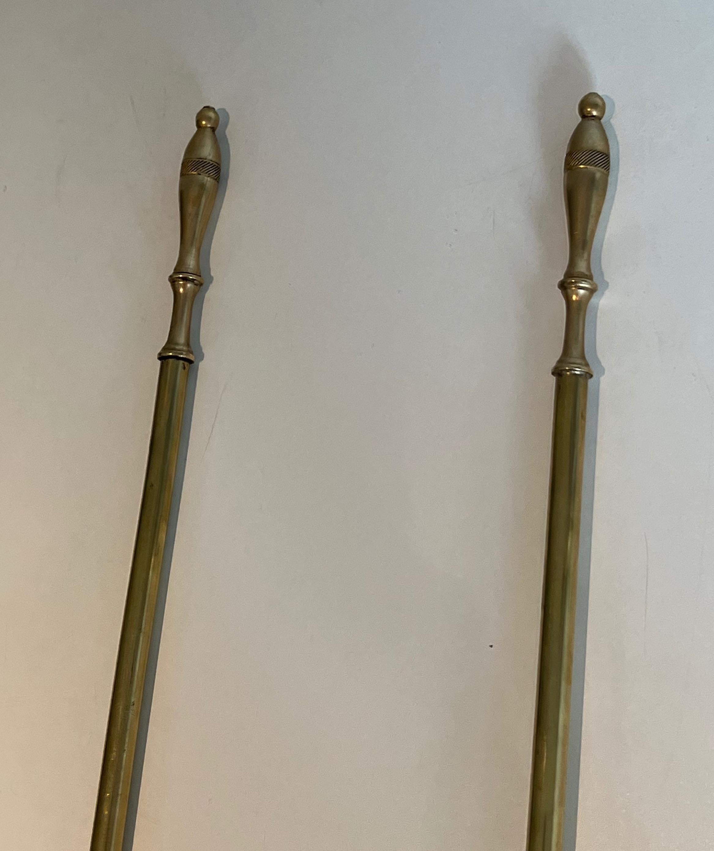 Brass Fireplace Tools For Sale 2
