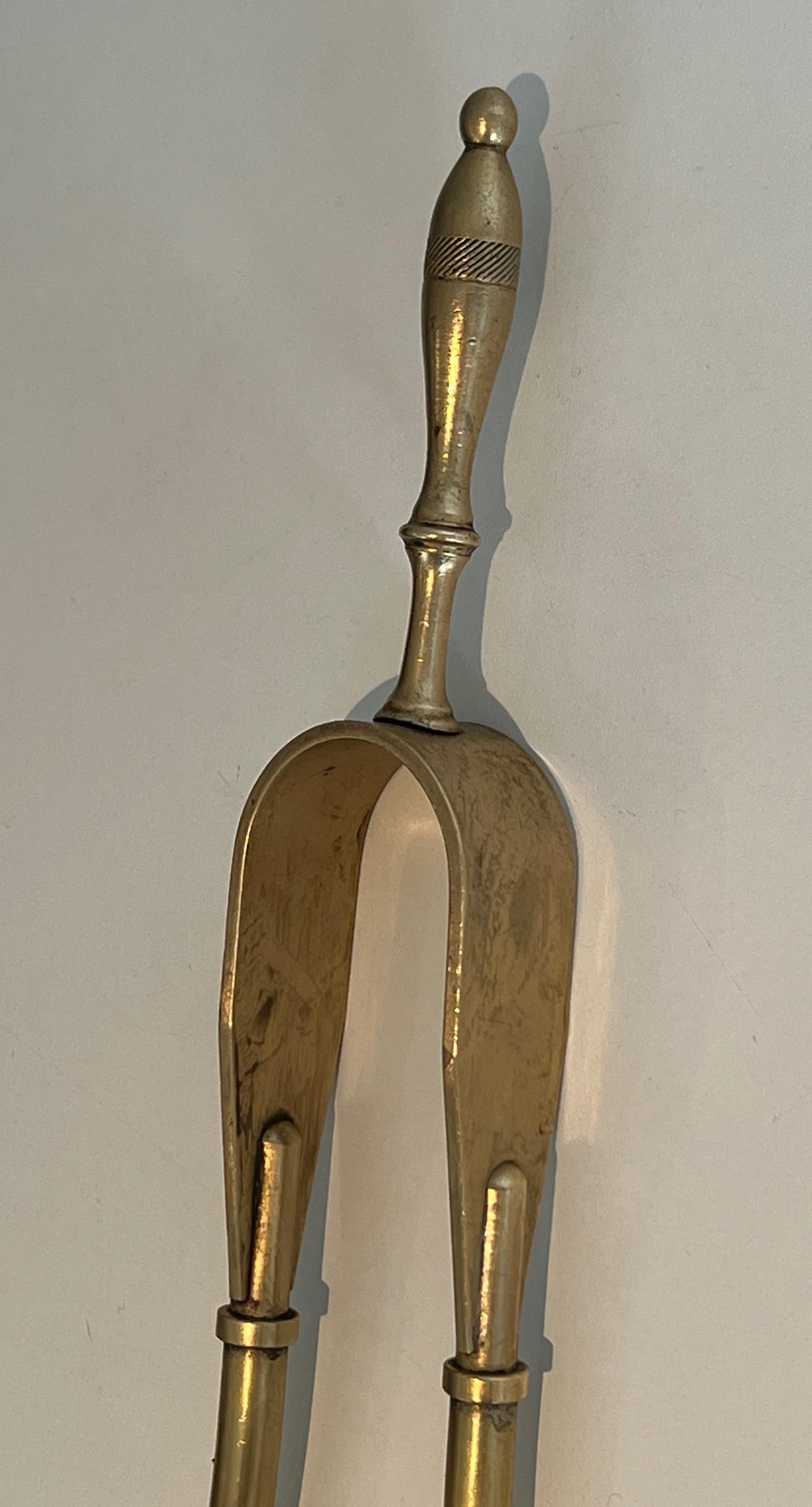 Brass Fireplace Tools For Sale 3