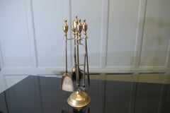 Brass Fireside Companion Set, Fireside Tools on Stand