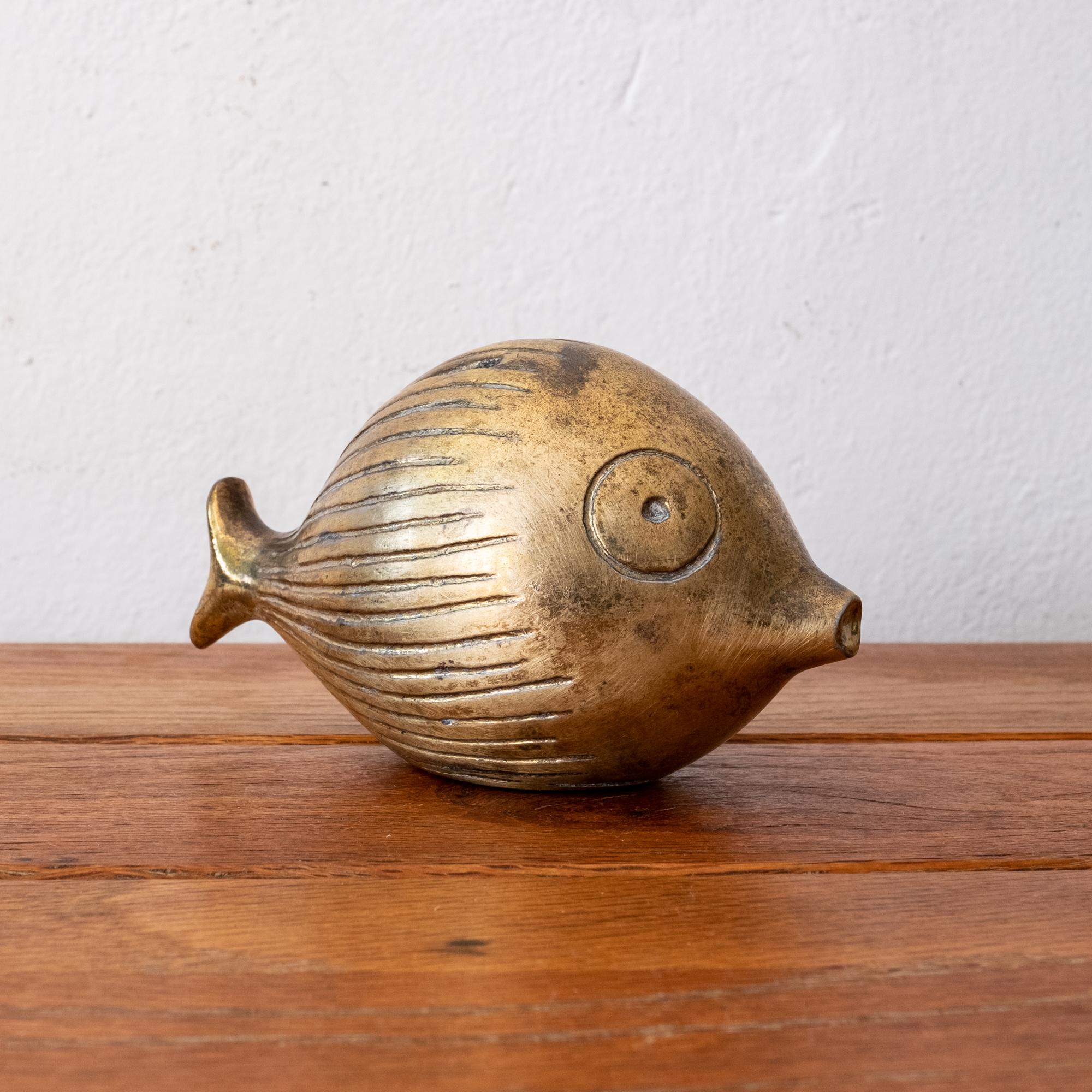 American Brass Fish Bank by Ben Seibel for Jenfred-Ware
