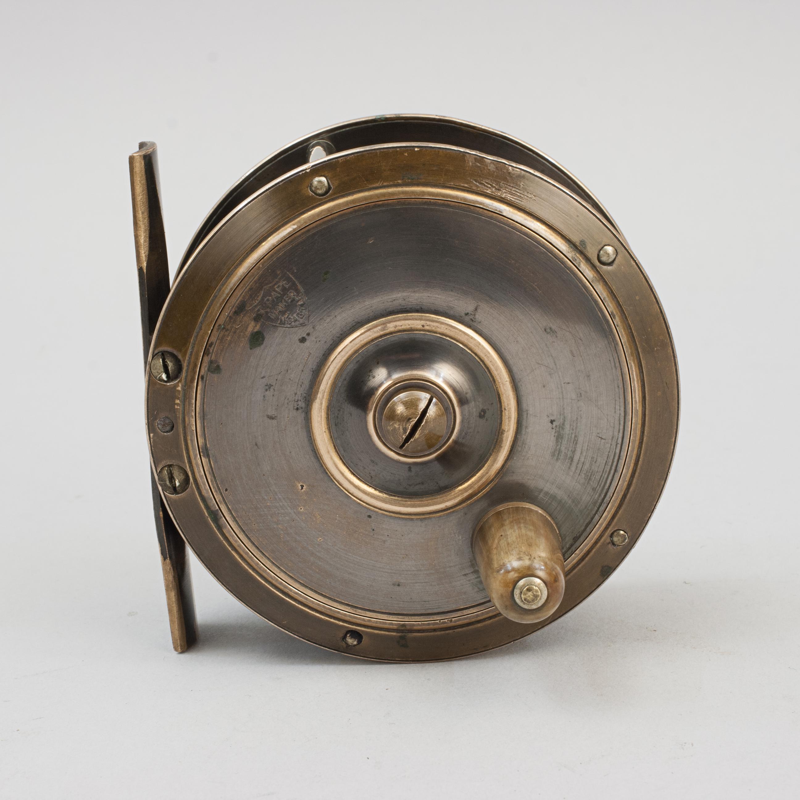Brass Fishing Reel by Pape of Newcastle 4