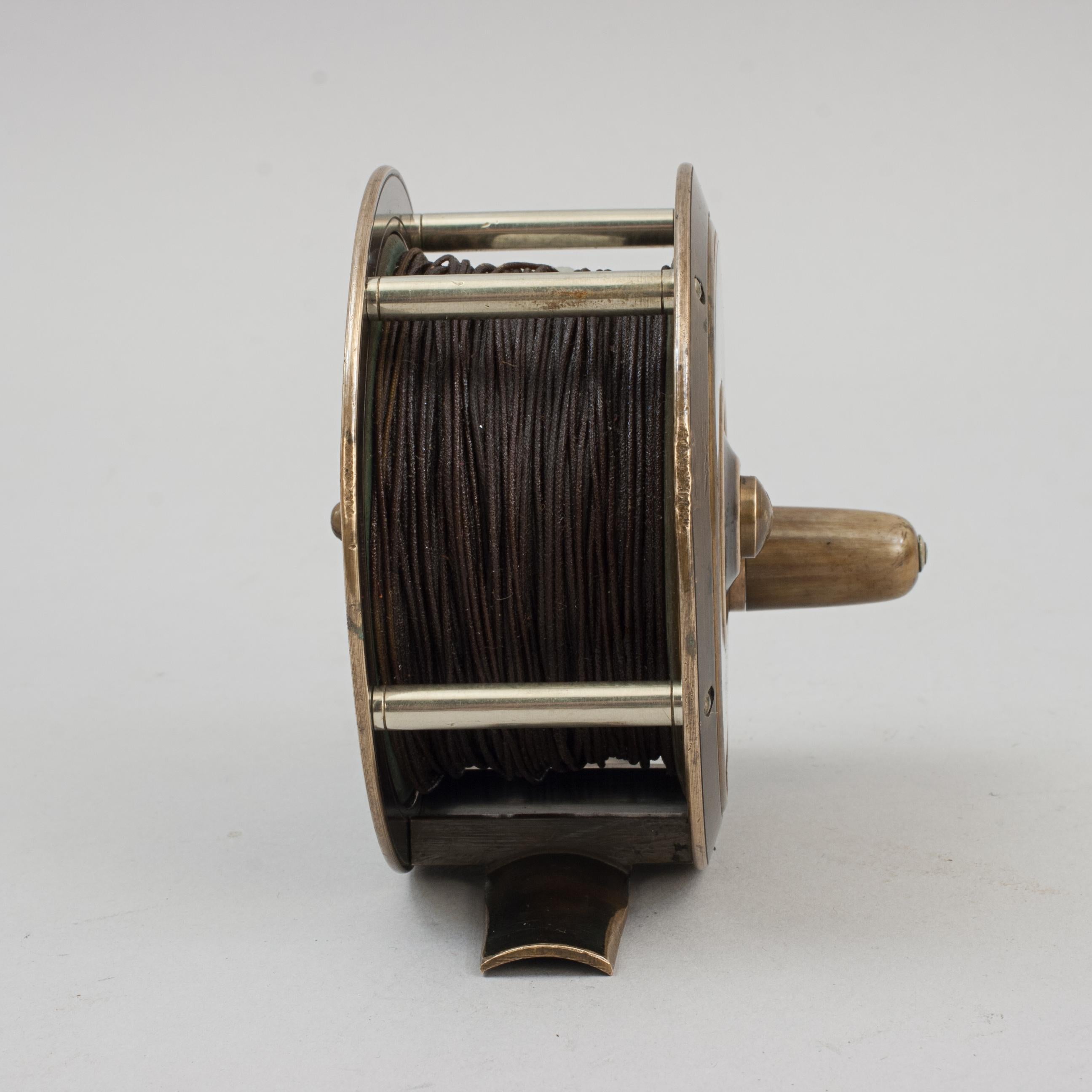 British Brass Fishing Reel by Pape of Newcastle