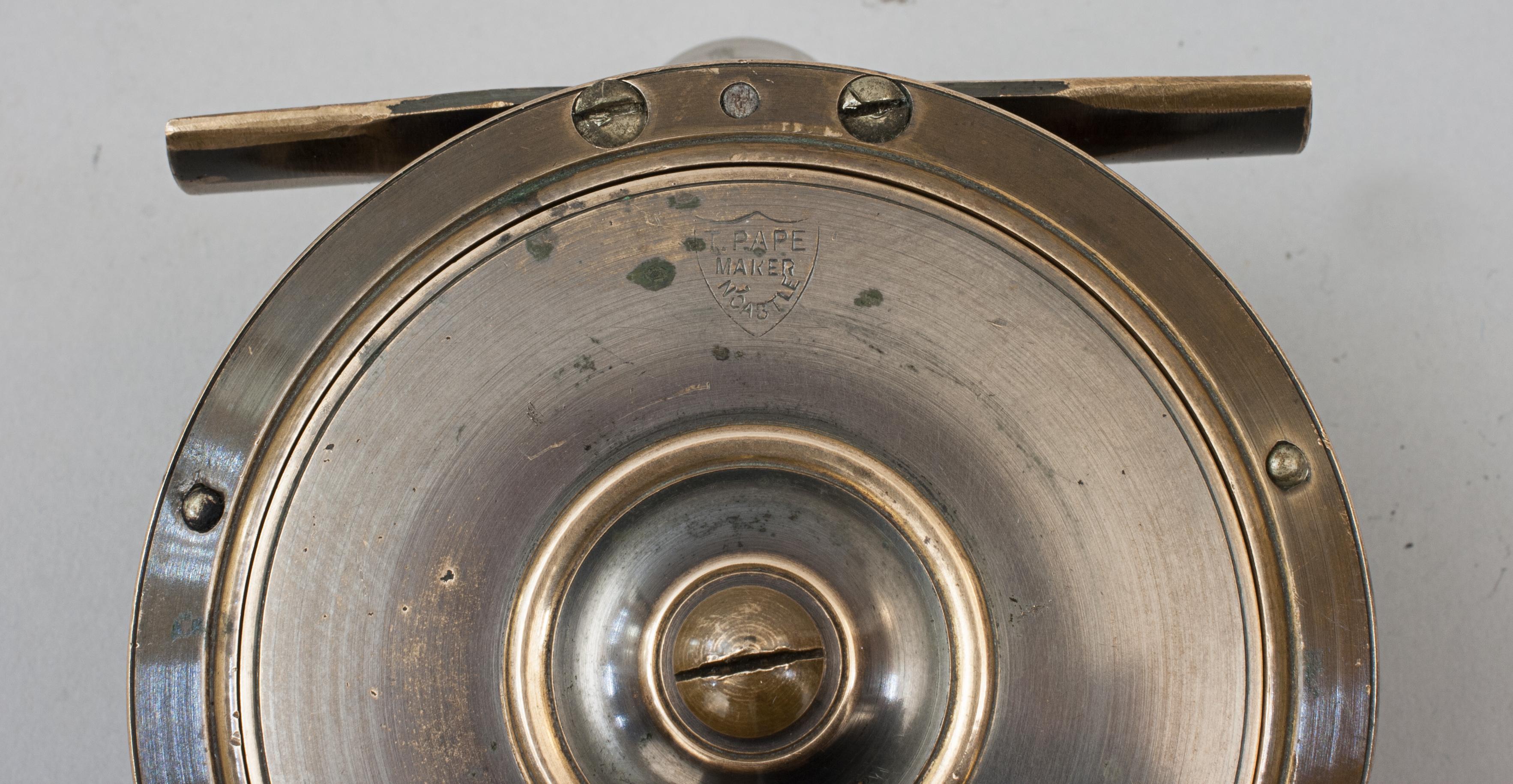 Brass Fishing Reel by Pape of Newcastle 3
