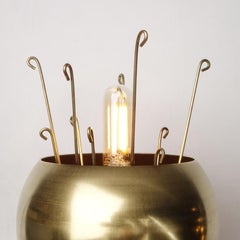 Brass Fleurish Sconce
