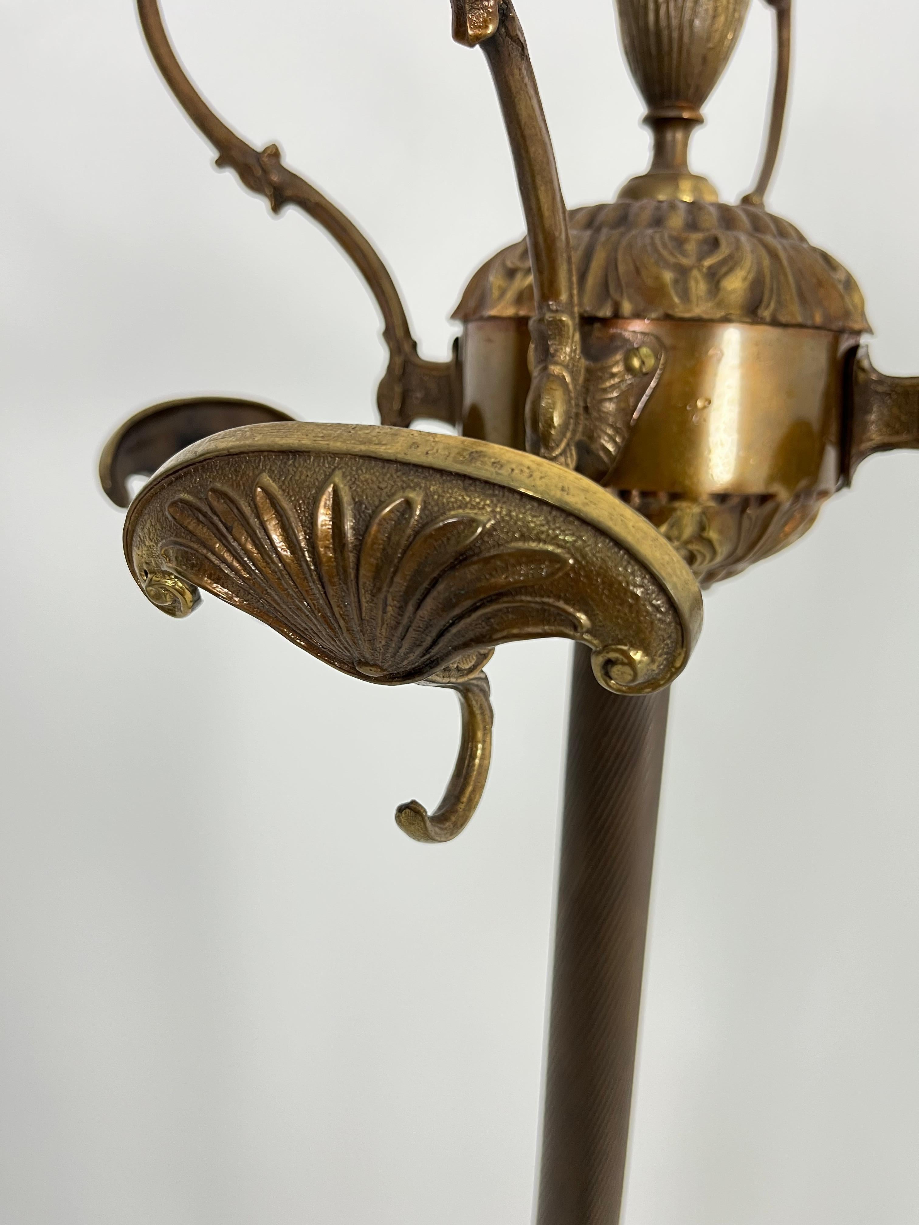 Ottone Appendiabiti da terra in ottone Made in Italy anni '60 in vendita