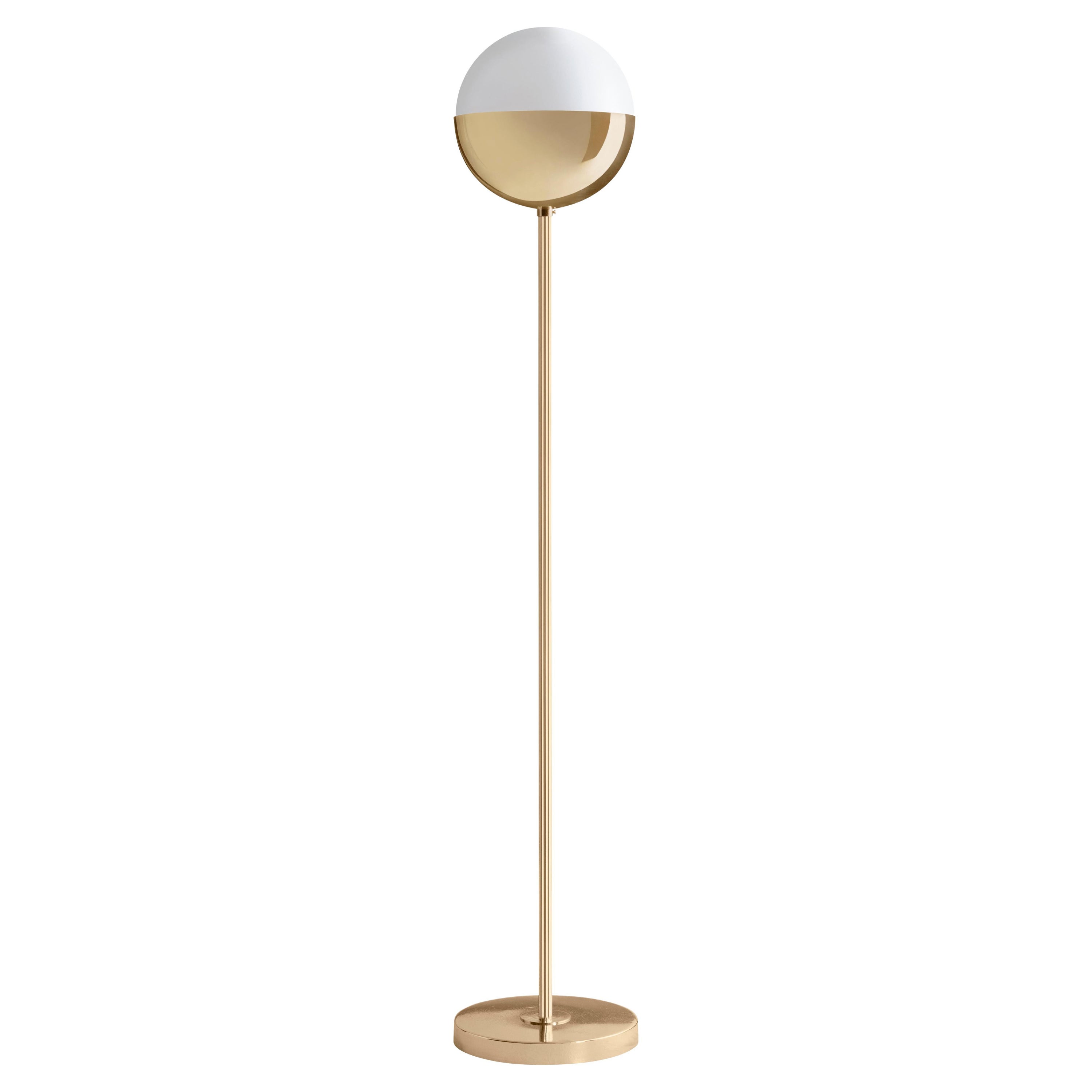 Stehlampe 01 aus Messing, dimmbar 140 von Magic Circus Editions