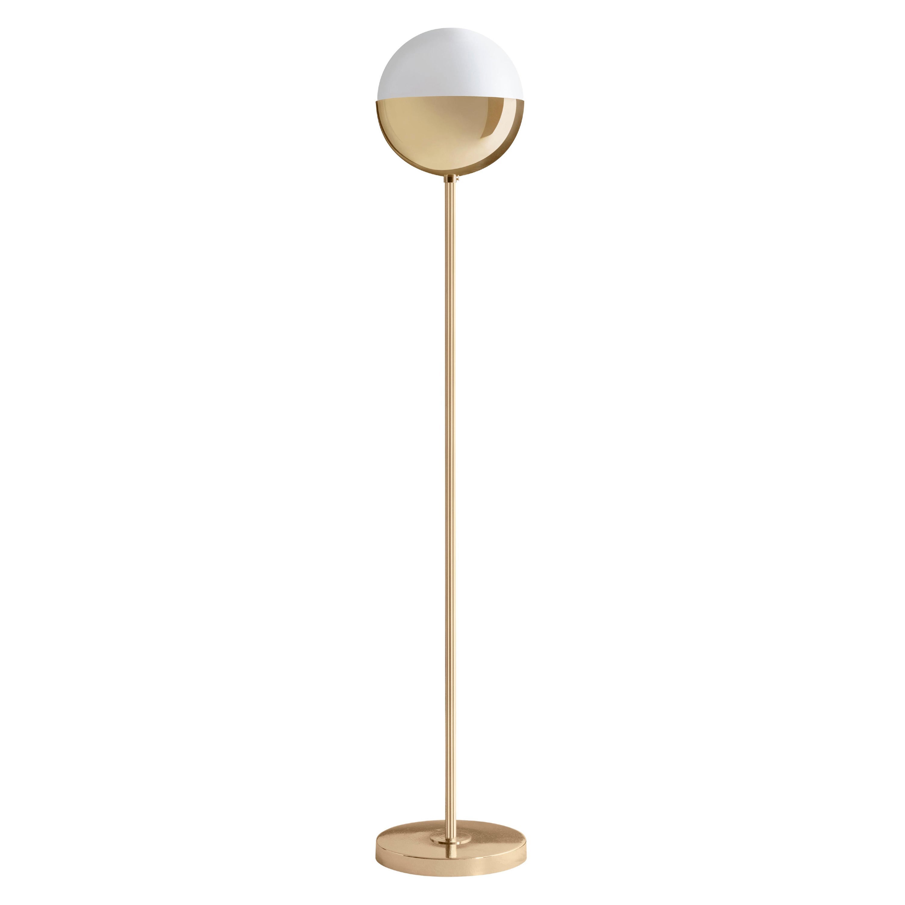 Stehlampe 01 aus Messing, dimmbar 160 von Magic Circus Editions