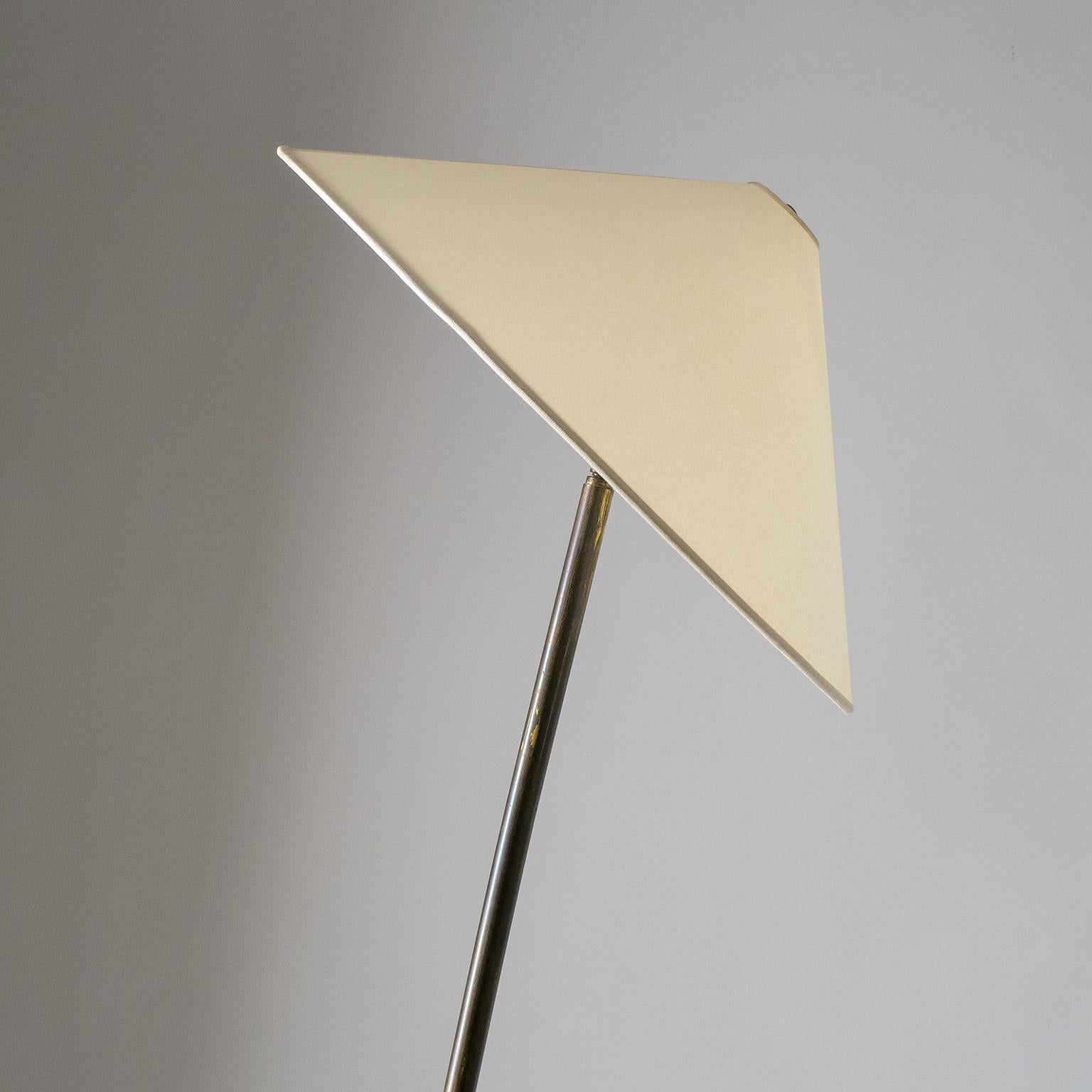 Brass Floor Lamp, 1950s In Good Condition In Vienna, AT