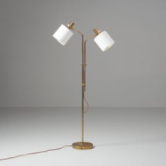Brass Floor Lamp, Bergboms, 1960s