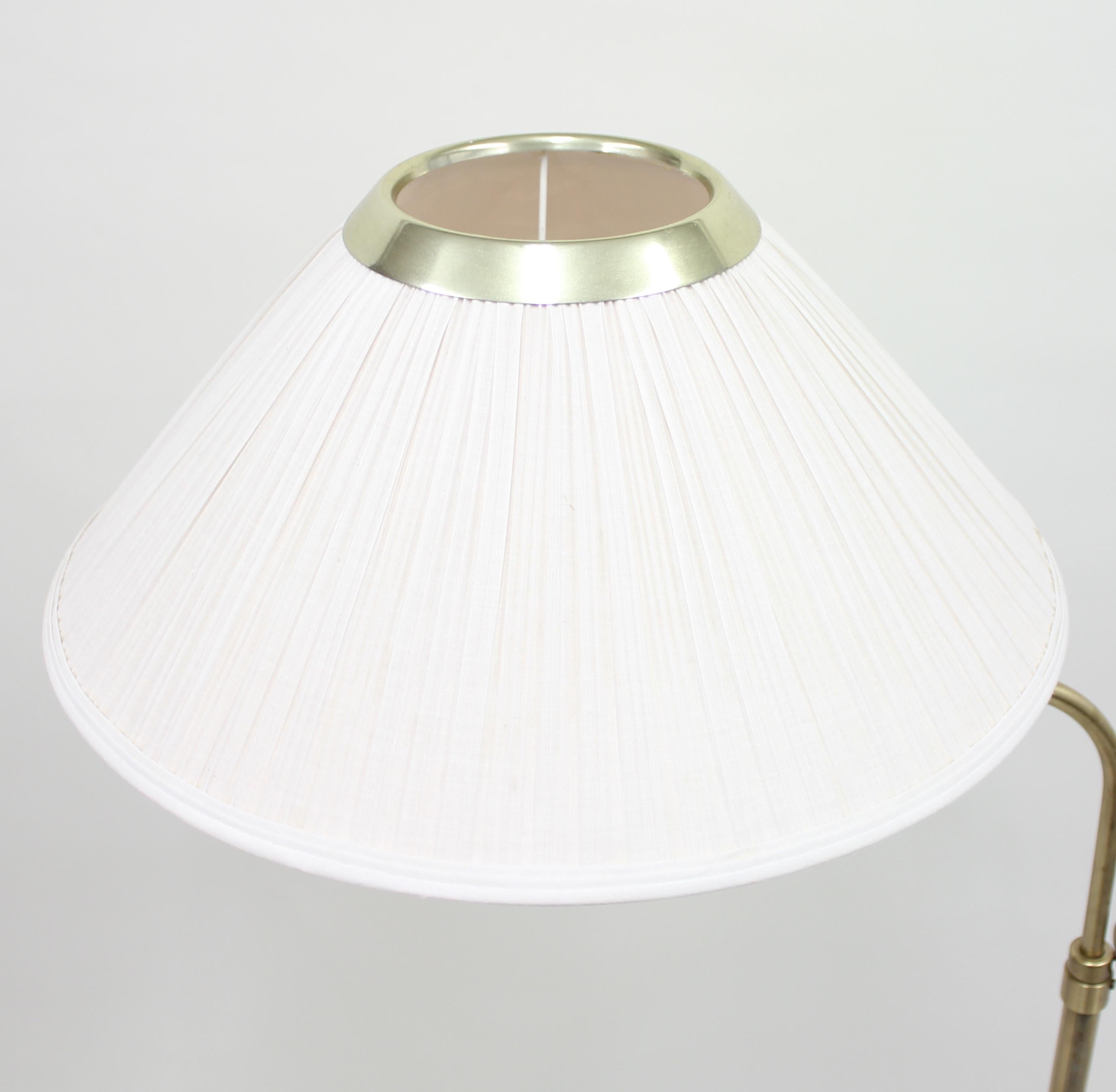 Brass Floor Lamp by ASEA, Attributed to Hans Bergström, 1950s 2
