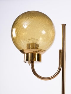 Stehlampe aus Messing von Bergboms Modell G-118, 1970er Jahre