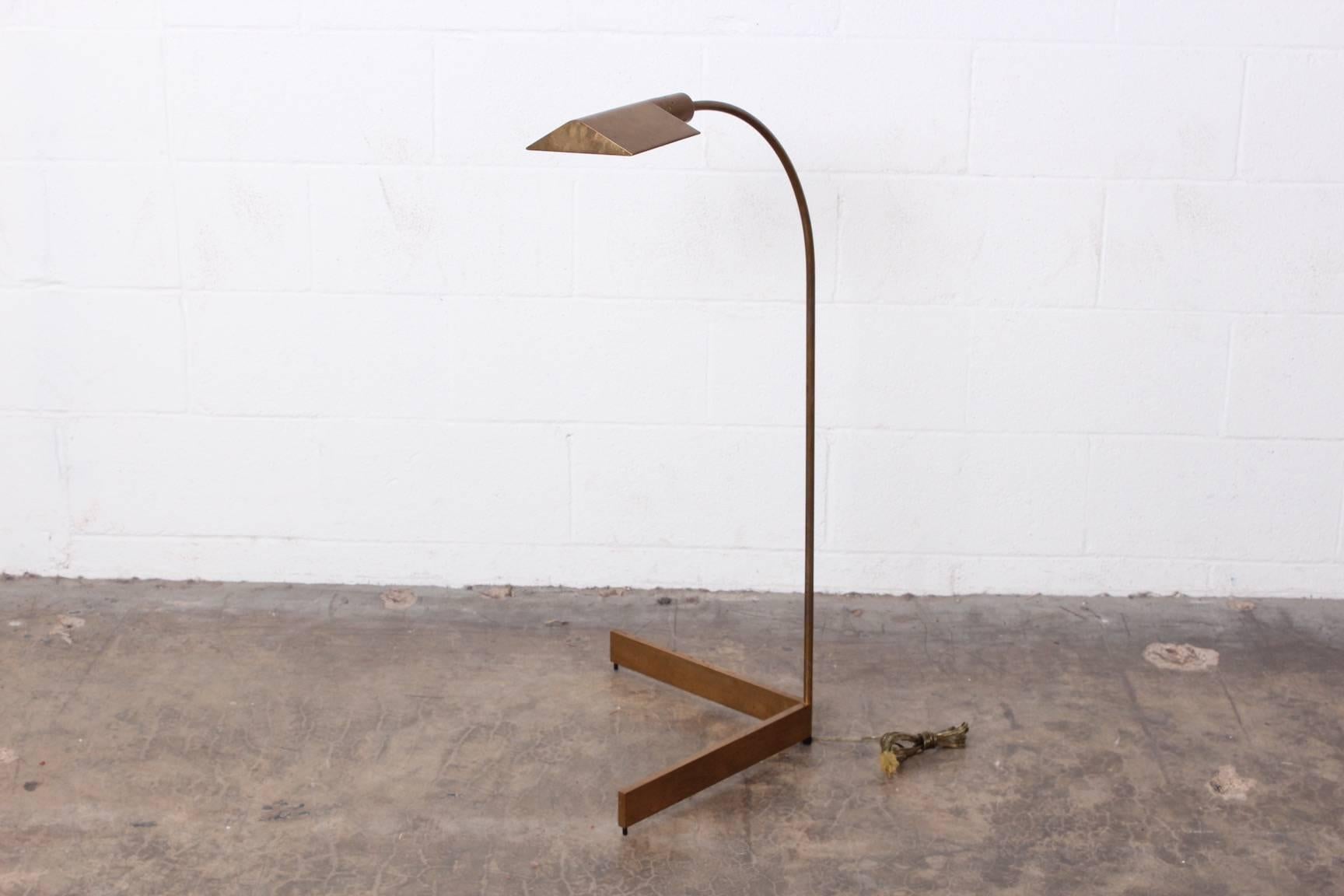 Brass Floor Lamp by Cedric Hartman 2