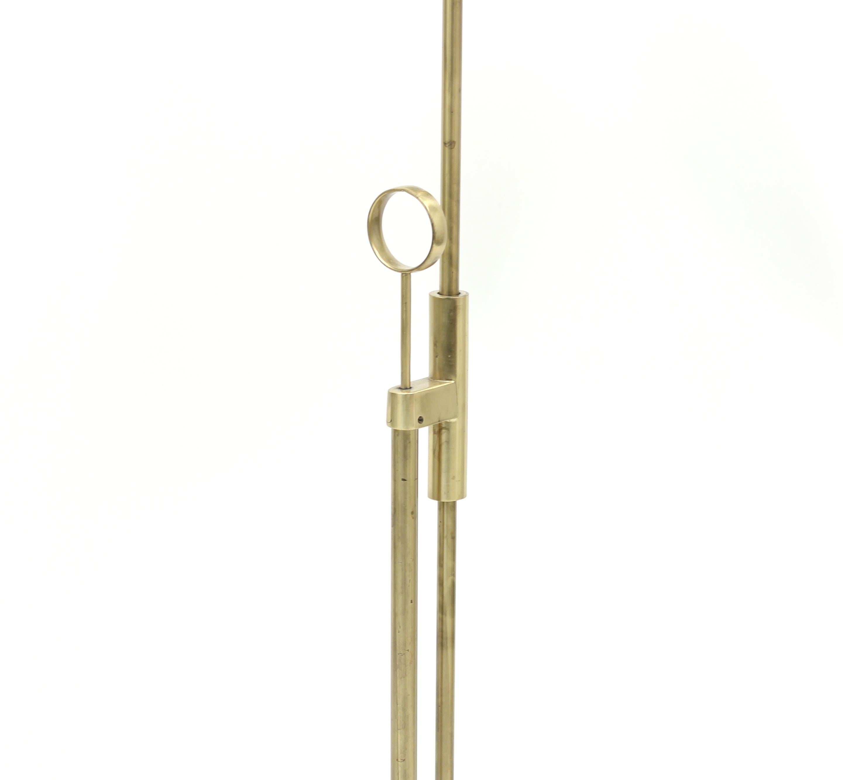 Brass Floor Lamp by Falkenbergs Belysning, 1950s 1