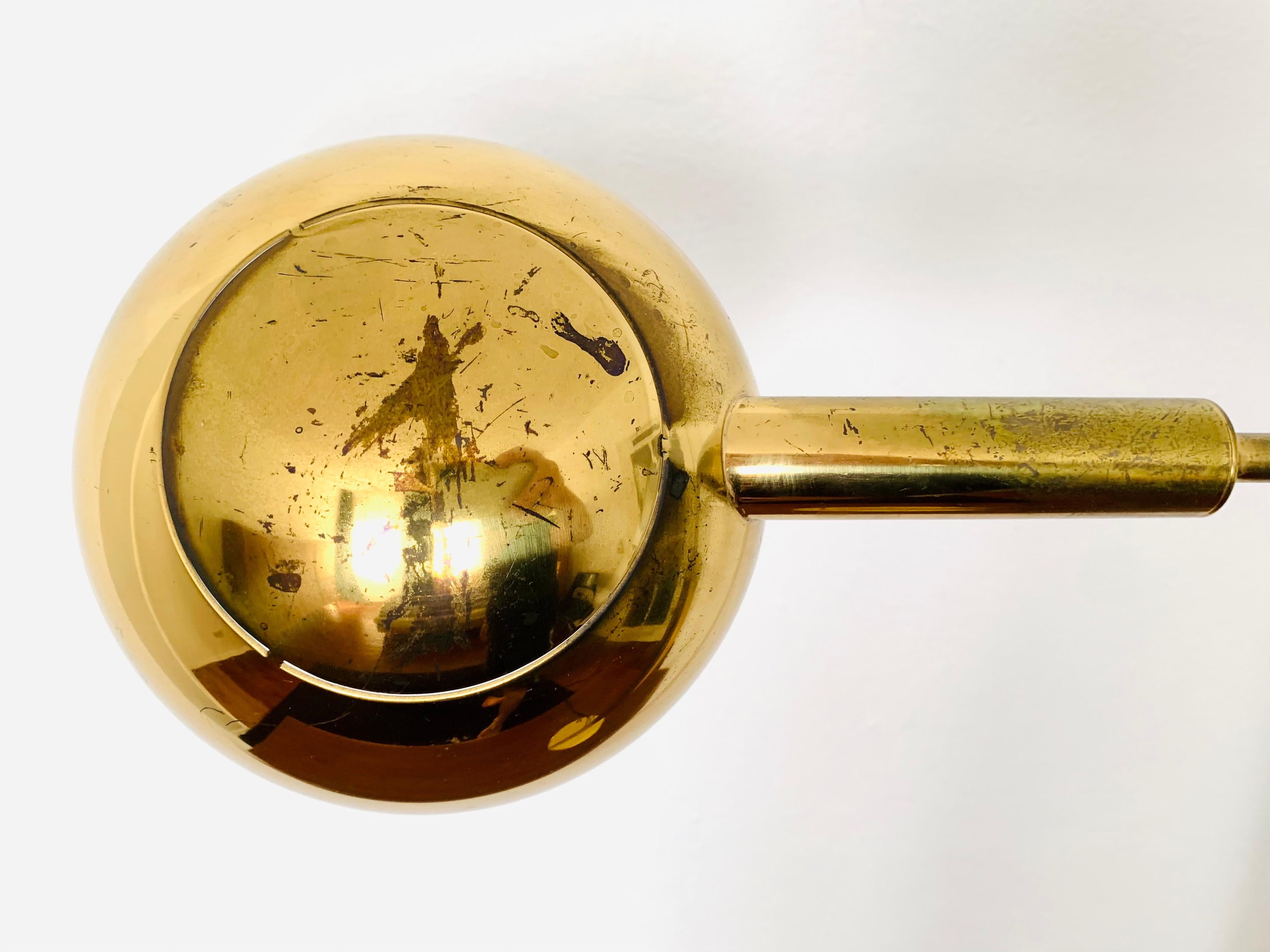 Brass Floor Lamp by Florian Schulz For Sale 4