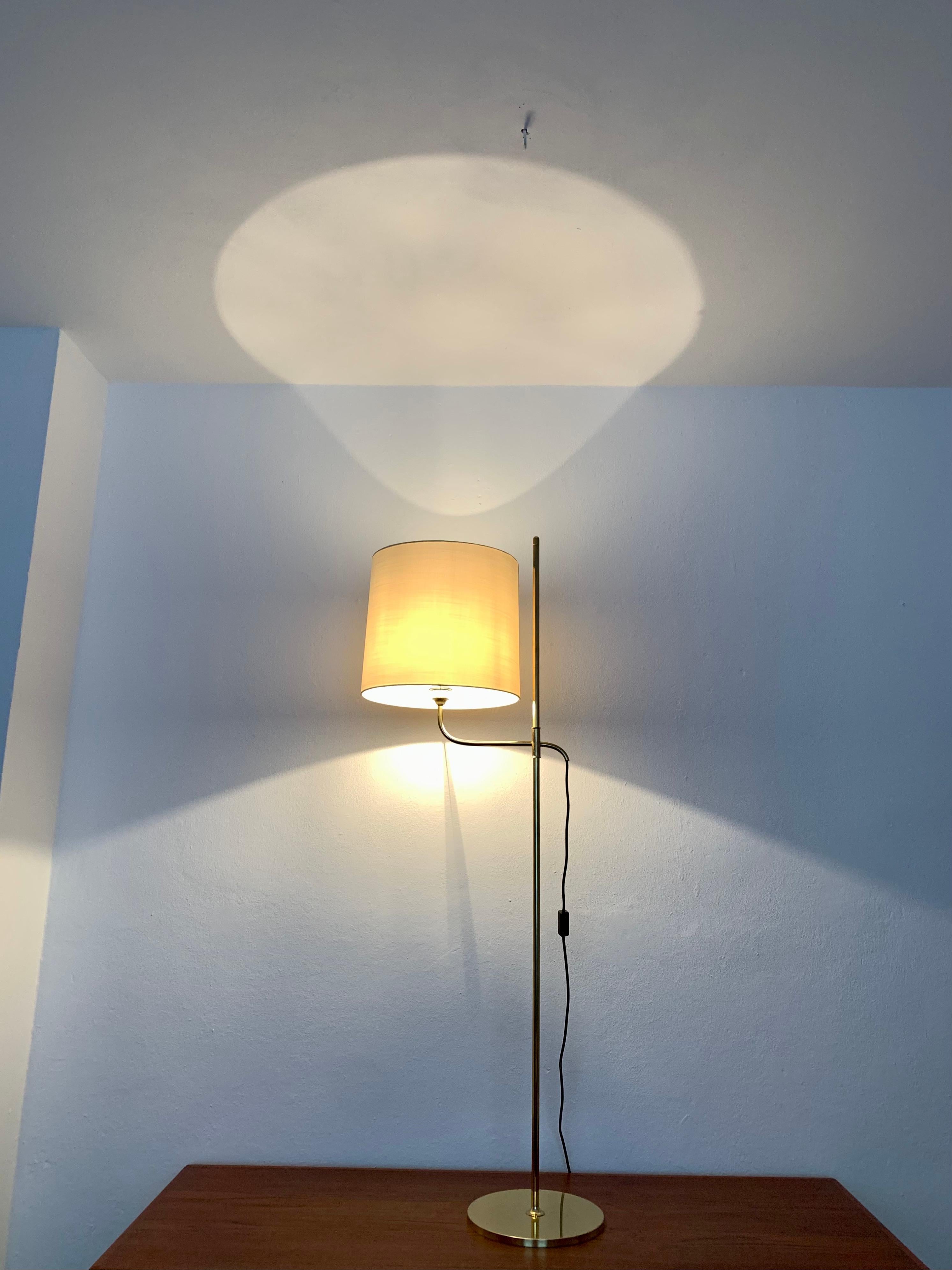 Brass Floor Lamp by Florian Schulz For Sale 5