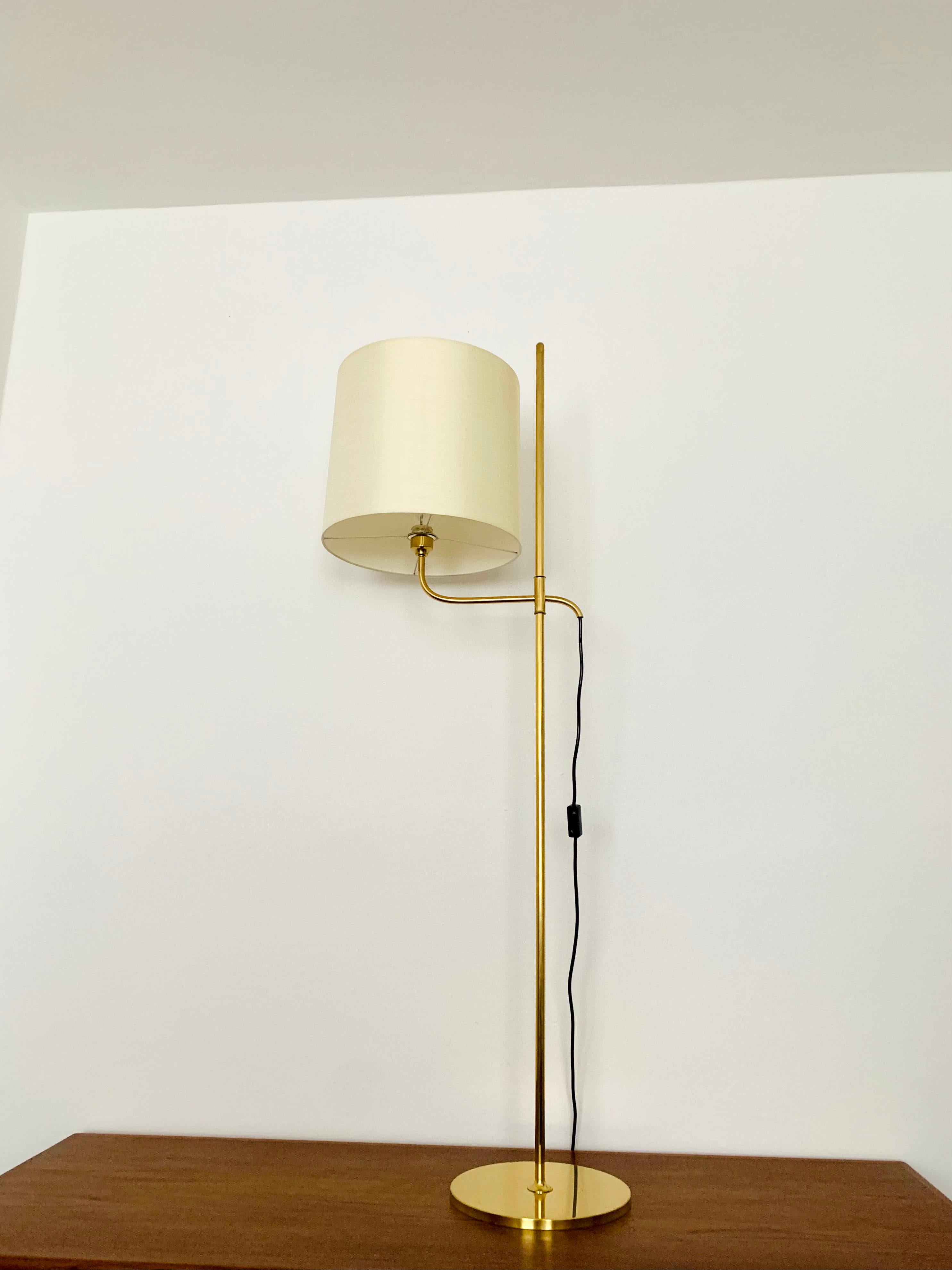German Brass Floor Lamp by Florian Schulz For Sale