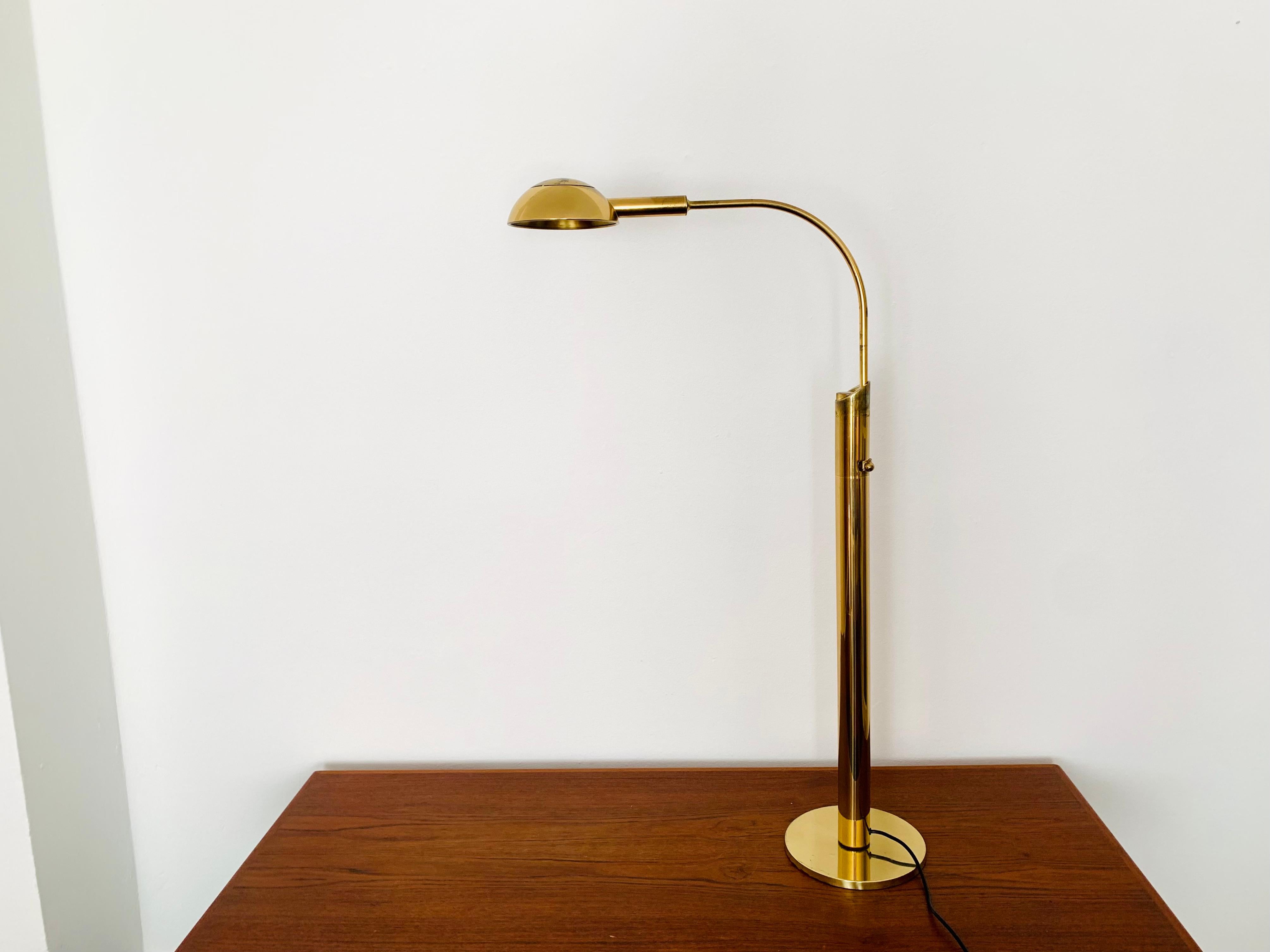 Brass Floor Lamp by Florian Schulz In Good Condition For Sale In München, DE