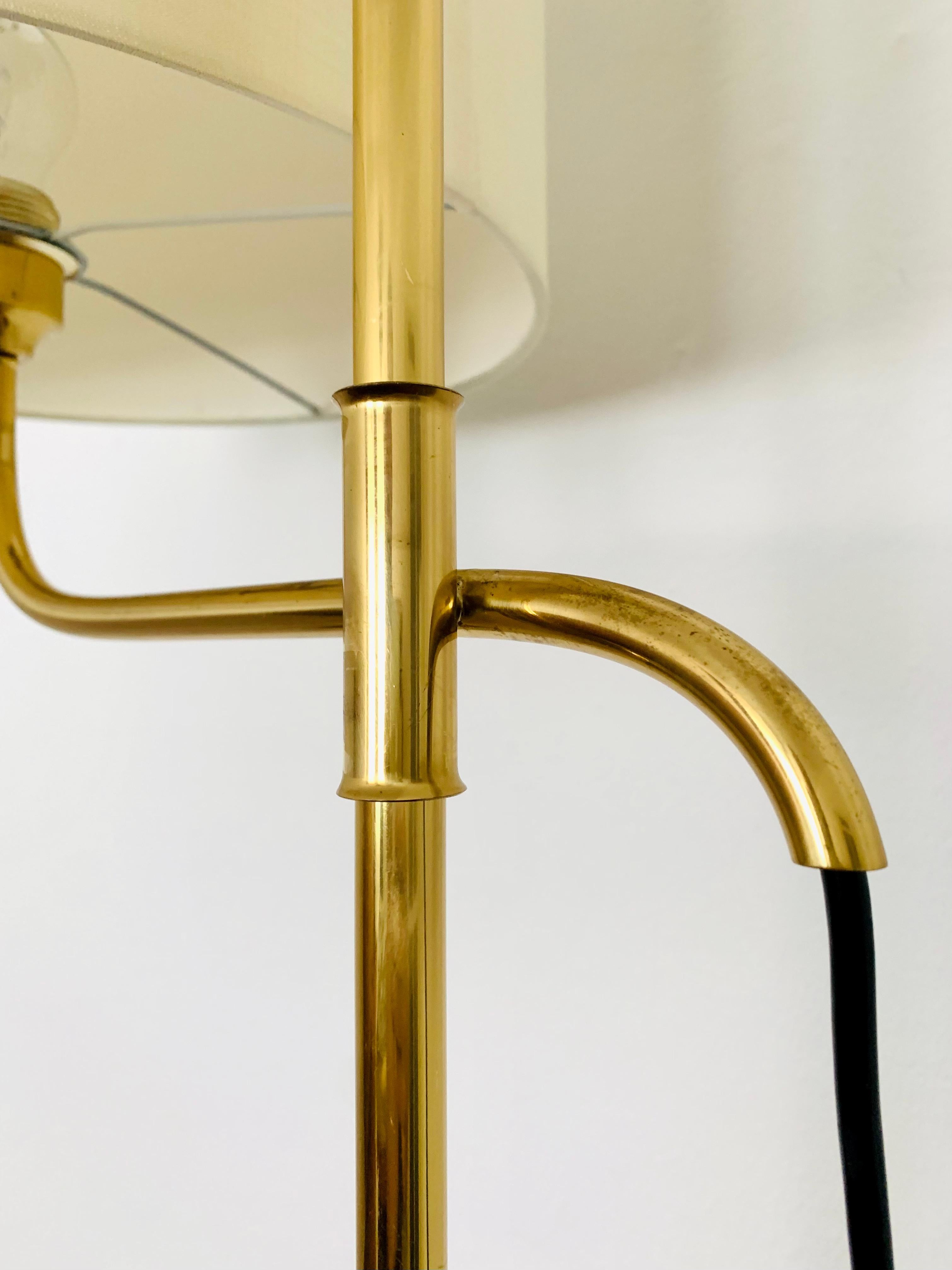 Brass Floor Lamp by Florian Schulz For Sale 2