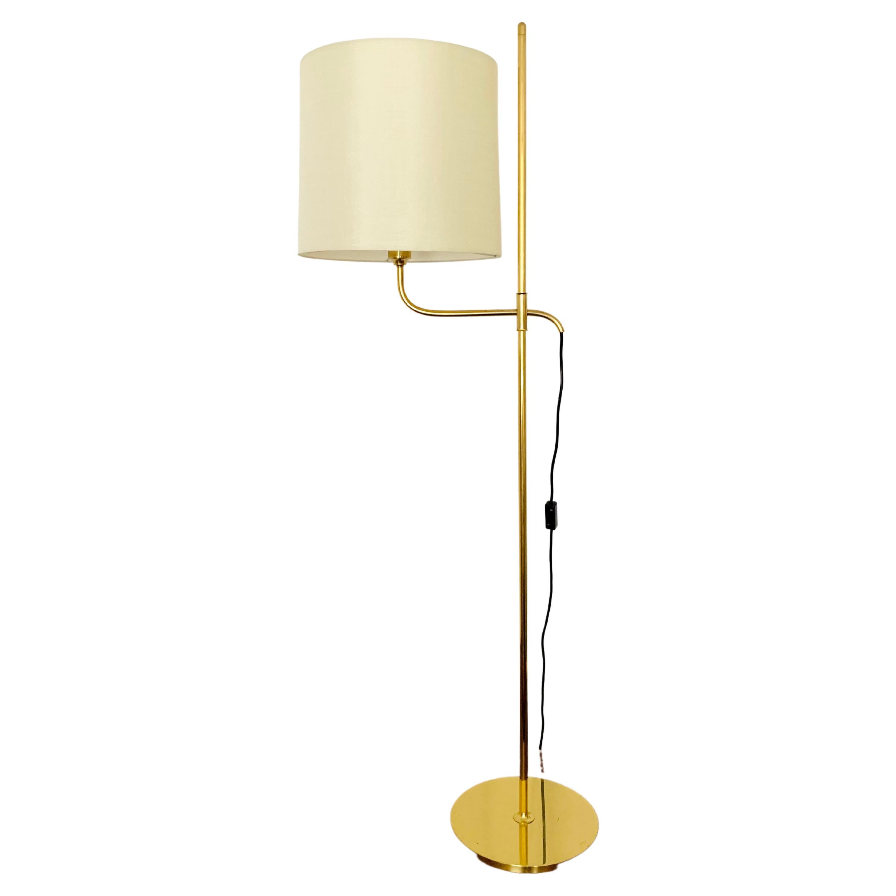 Brass Floor Lamp by Florian Schulz