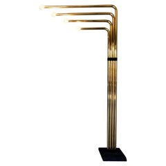 Brass Floor Lamp by Goffredo Reggiani for Reggiani Illuminazione, 1974