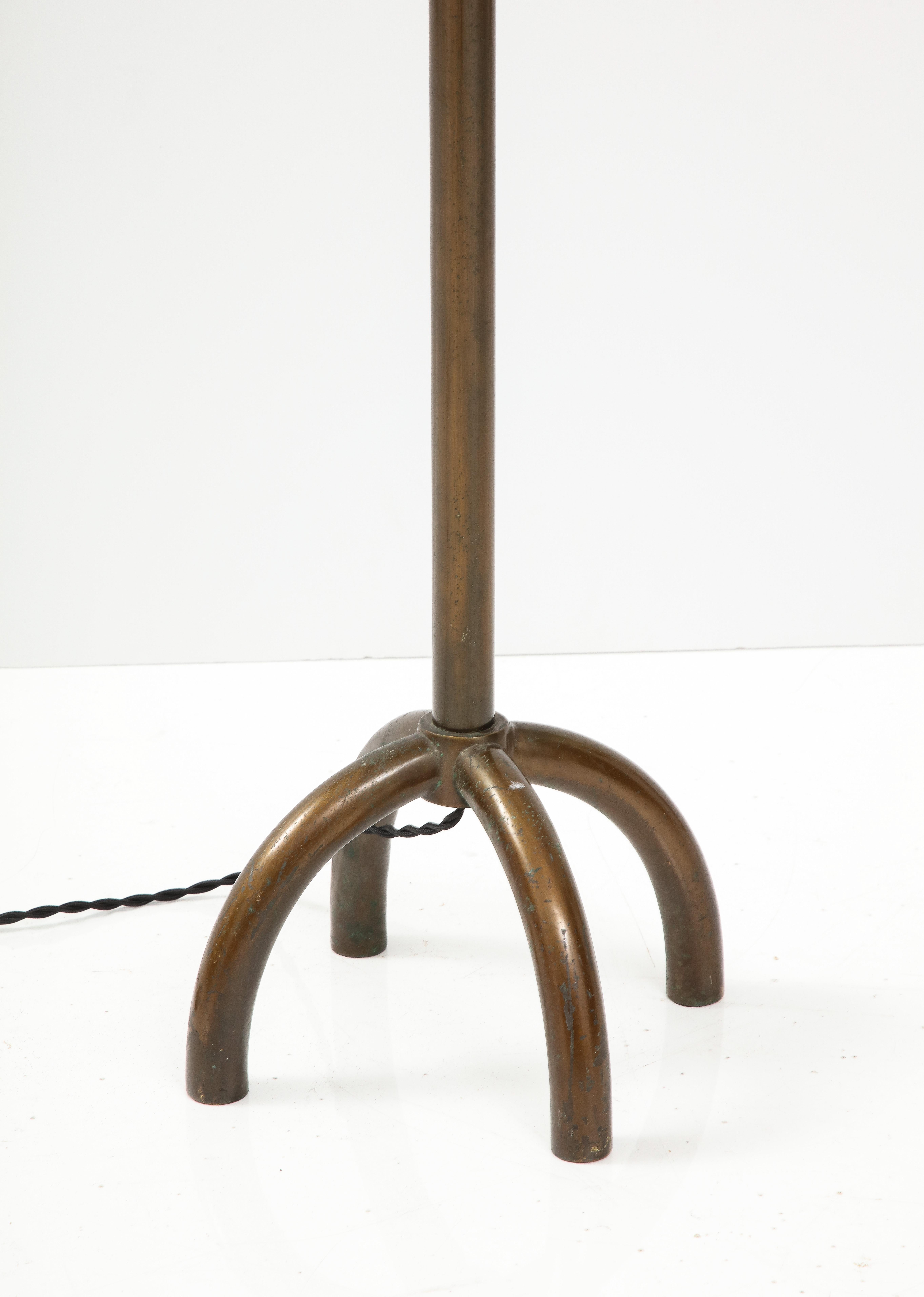 Brass Floor Lamp by Gugliemo Ulrich, Italy, c. 1940s 3