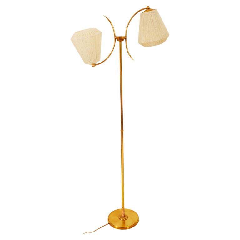 Brass Floor Lamp by Gunnar Ander for Ystad Metall For Sale at 1stDibs