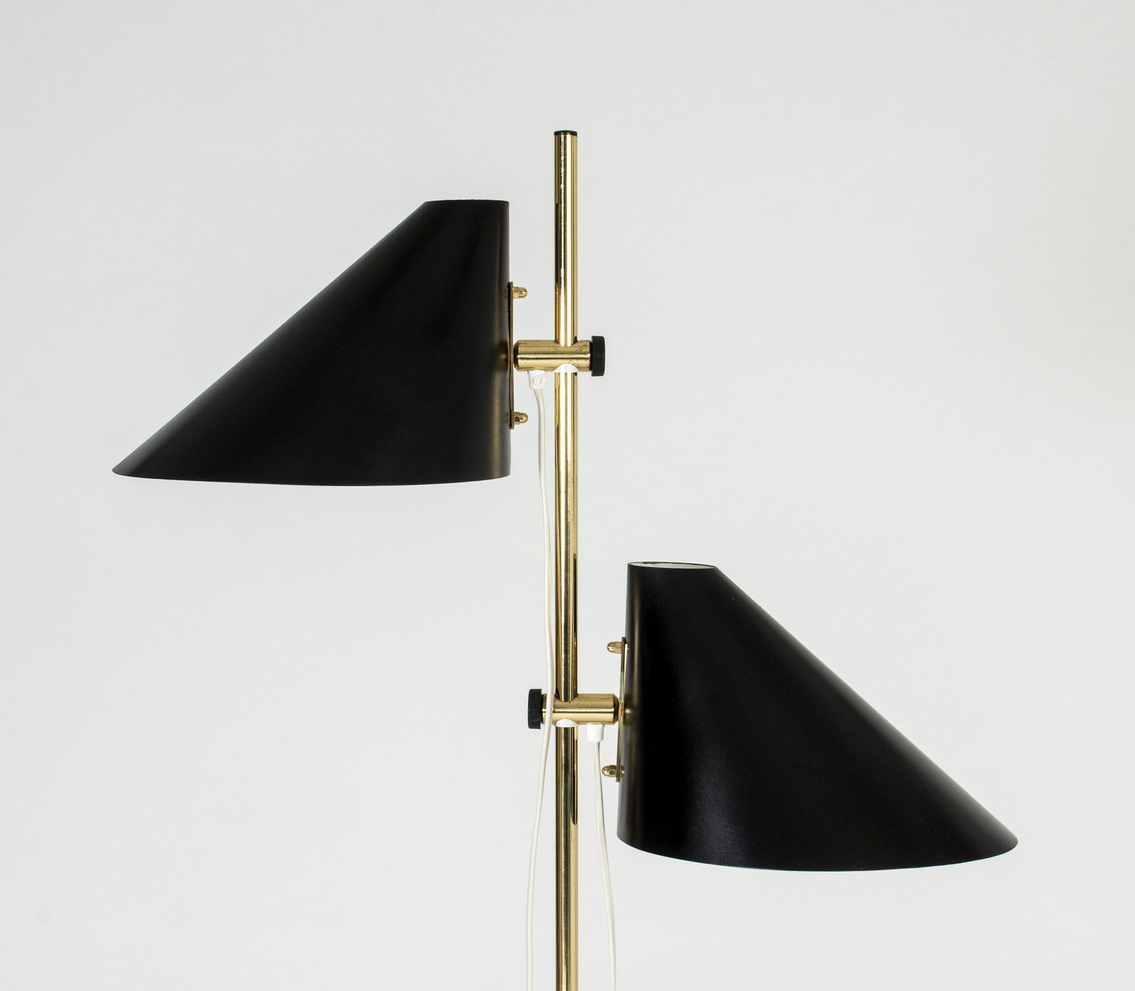 Brass Floor Lamp by Hans-Agne Jakobsson 1
