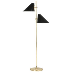 Brass Floor Lamp by Hans-Agne Jakobsson