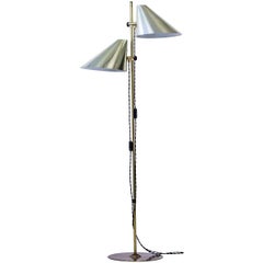 Brass Floor Lamp by Hans-Agne Jakobsson, Sweden, 1970s