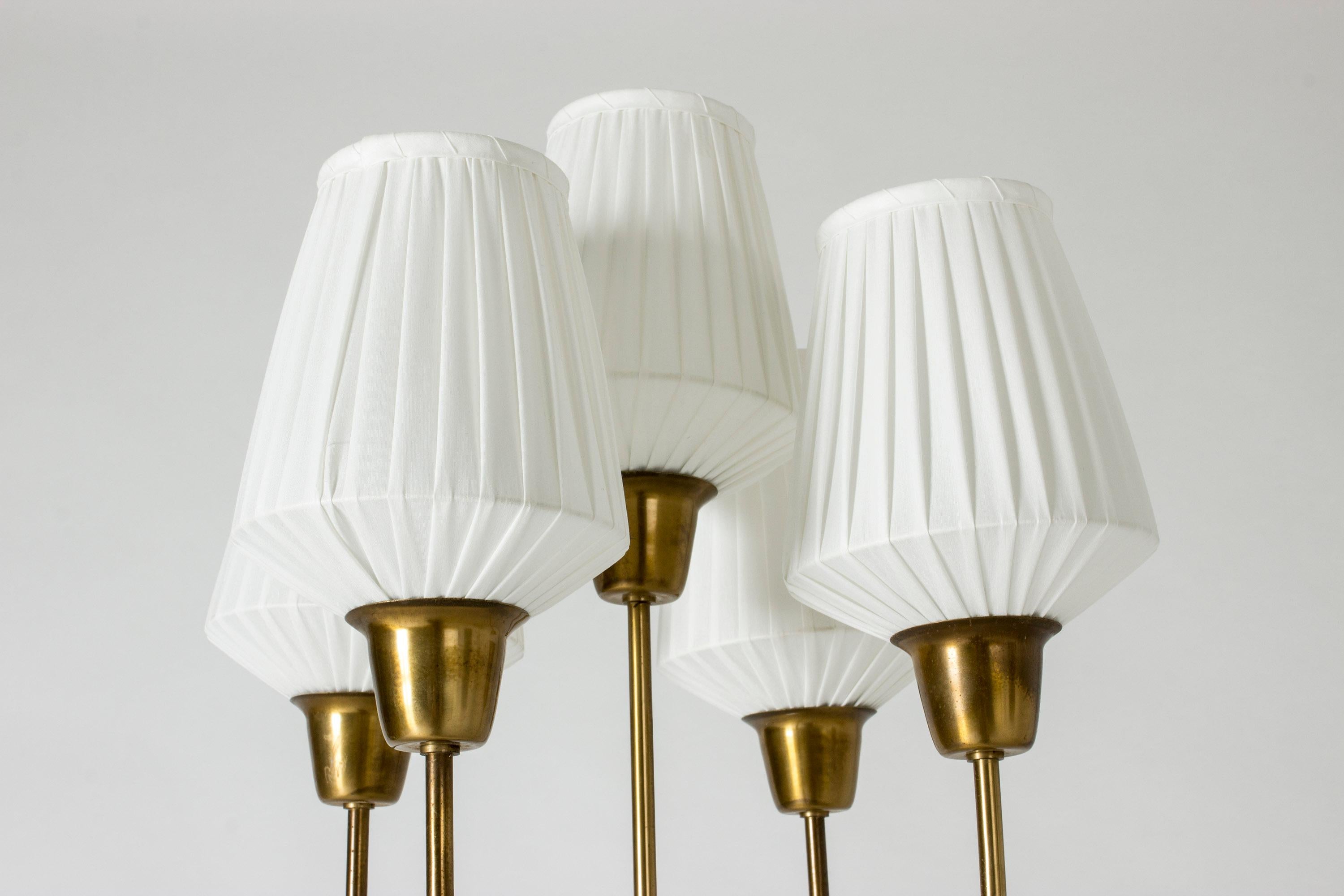 Brass Floor Lamp by Hans Bergström In Good Condition In Stockholm, SE