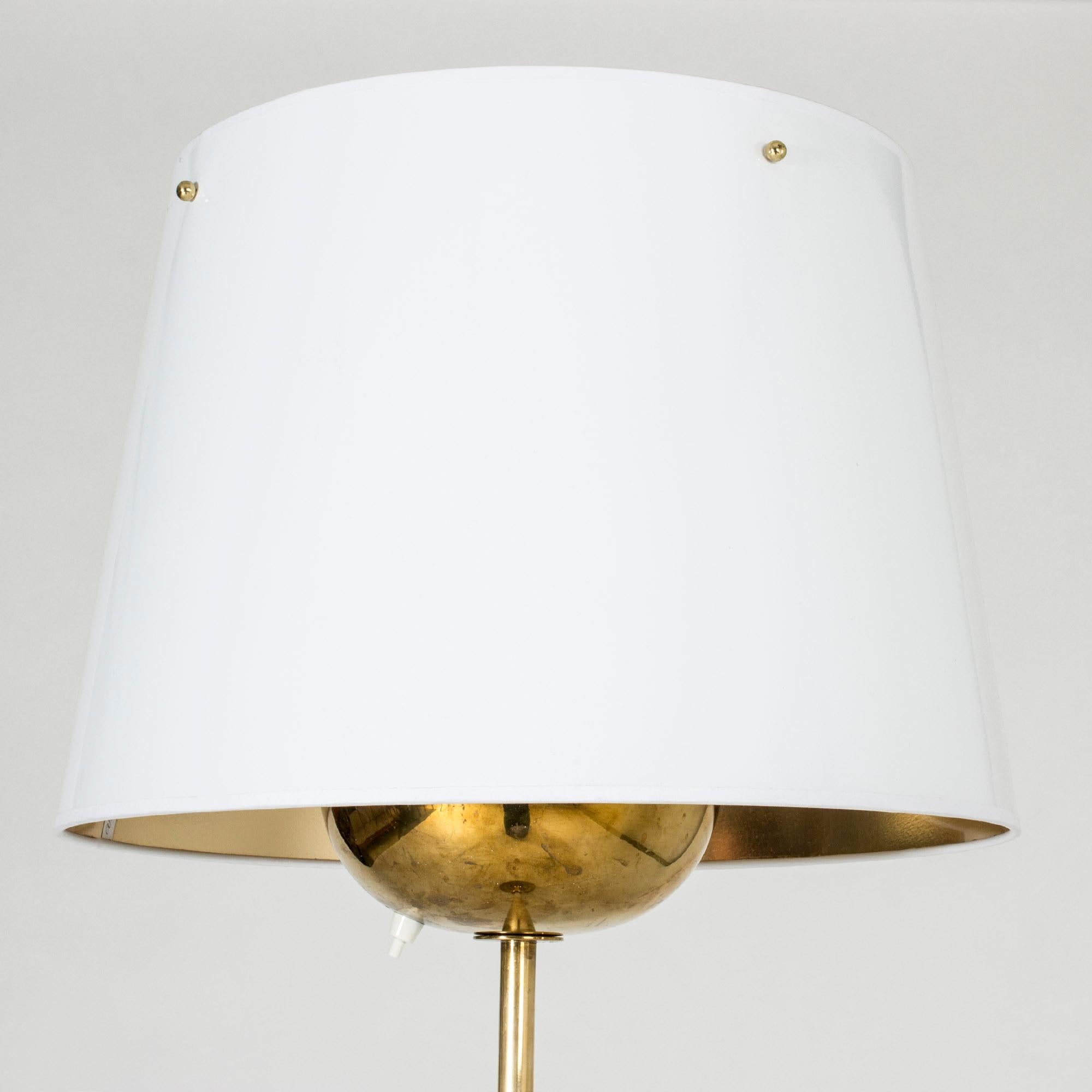 Swedish Brass Floor Lamp by Josef Frank