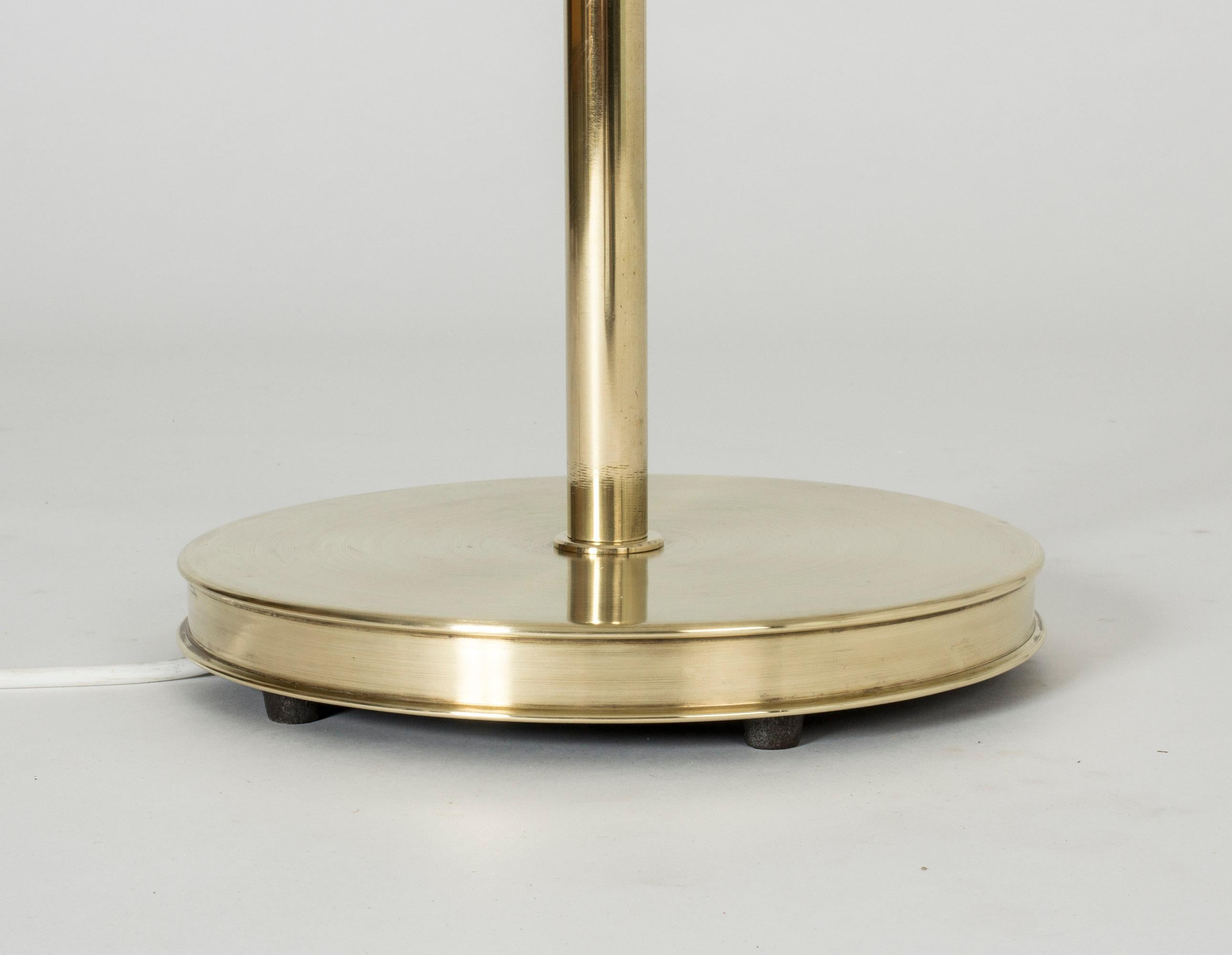 Scandinavian Modern Brass Floor Lamp by Josef Frank