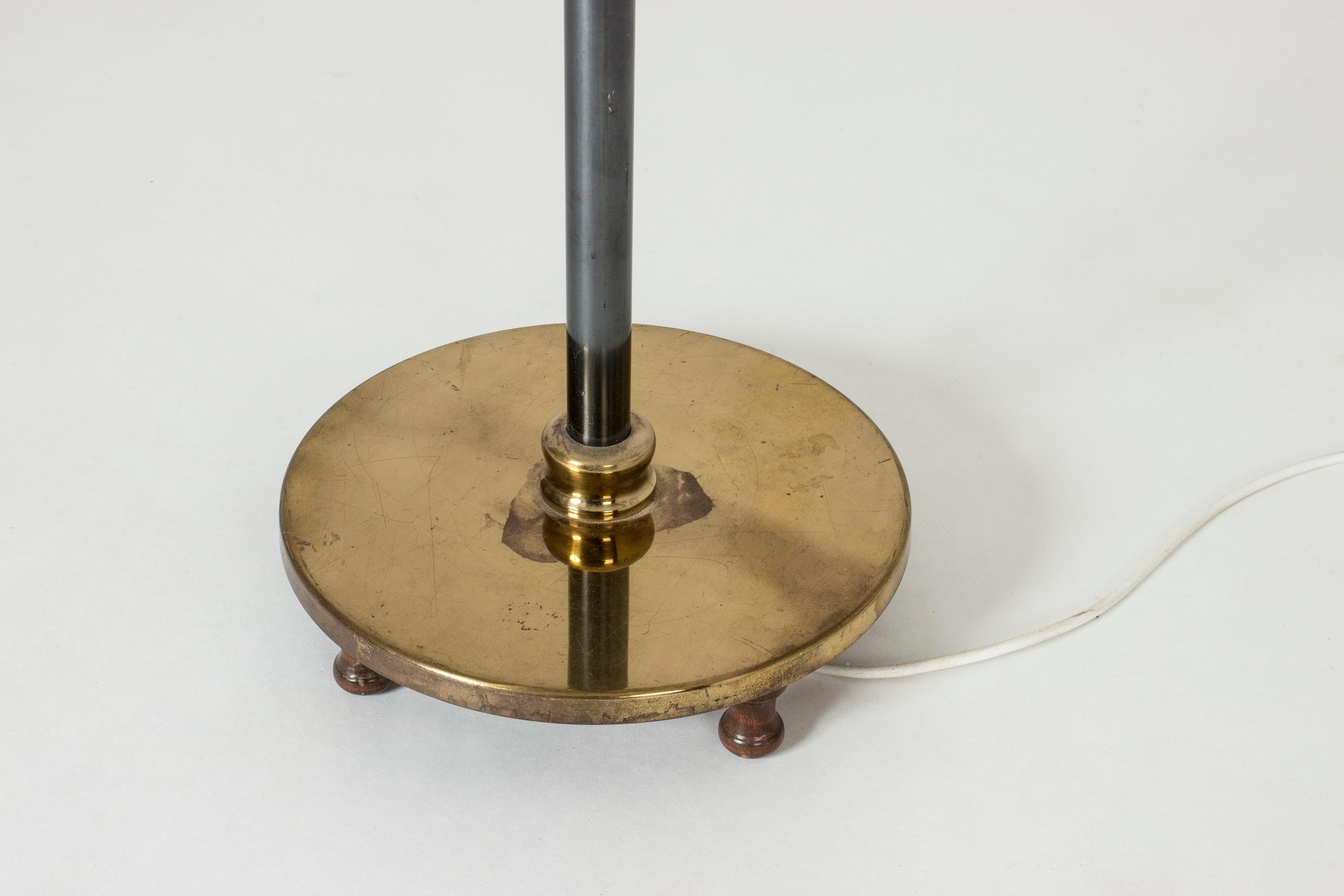 Mid-20th Century Brass Floor Lamp by Josef Frank