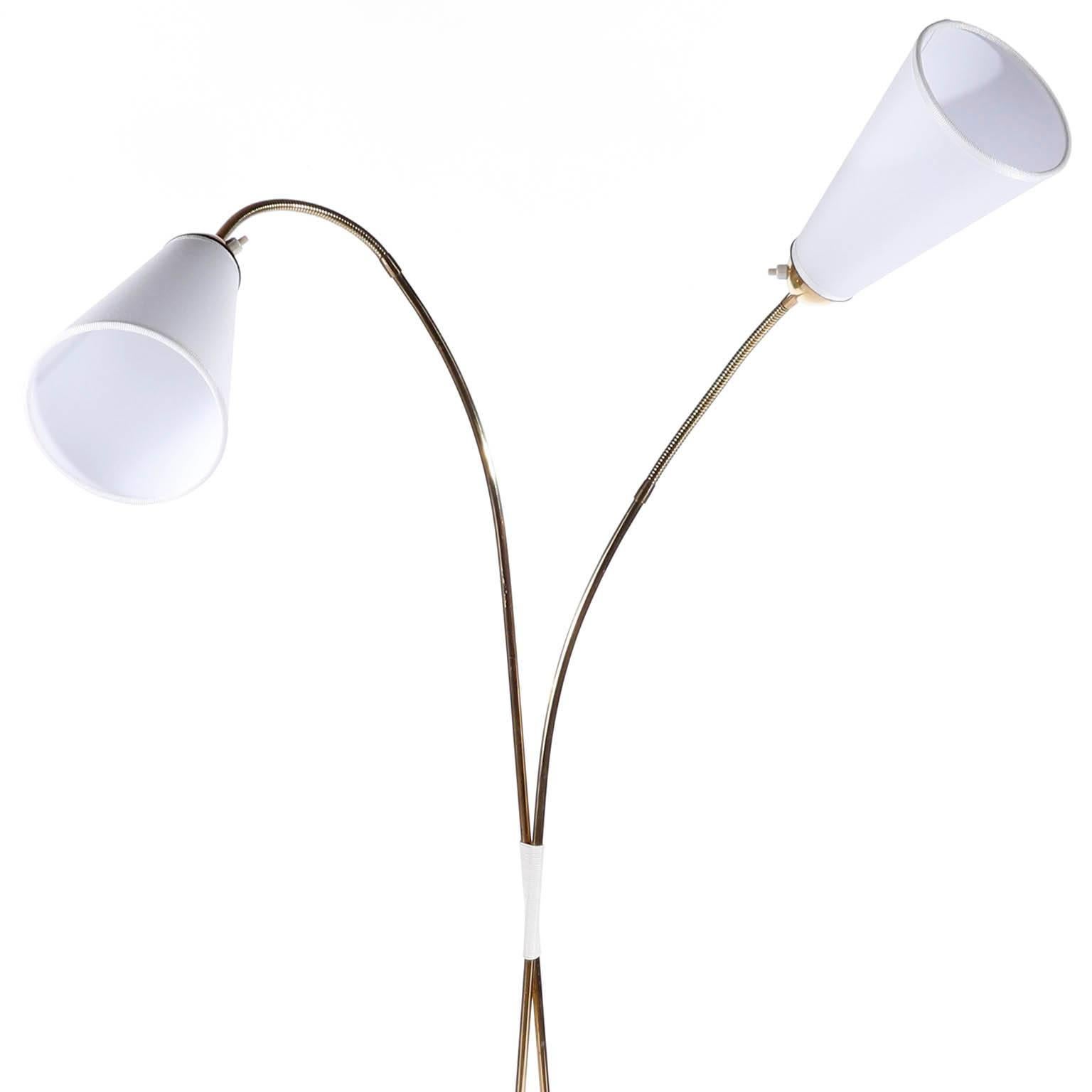 floor lamp with flexible arms