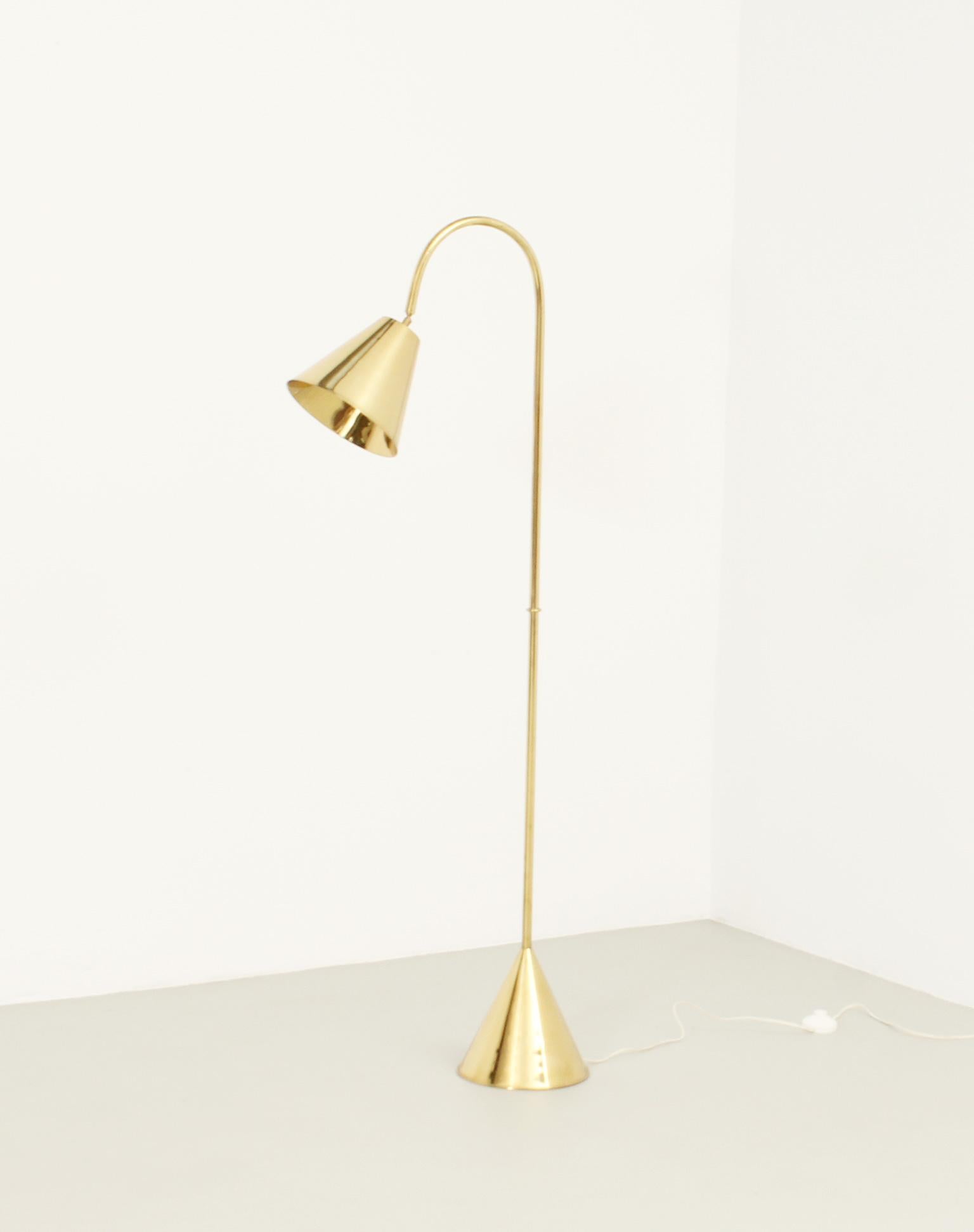 Brass Floor Lamp by Valenti, Spain, 1950's 4