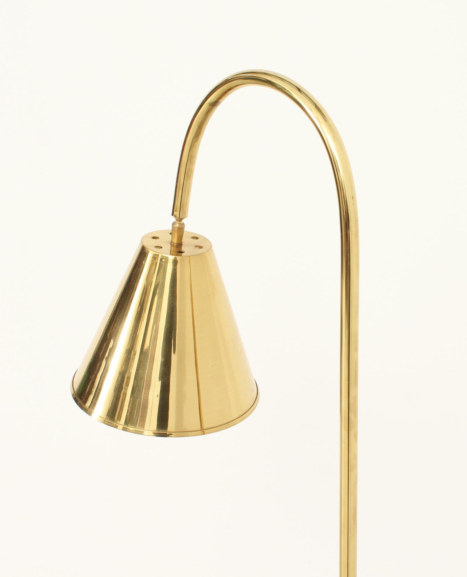 Brass Floor Lamp by Valenti, Spain, 1950's 1
